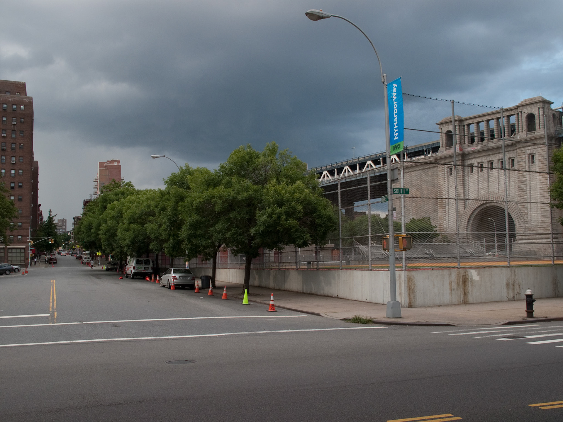 Approaching Storm, South &amp; Market Streets, June 27, 2009