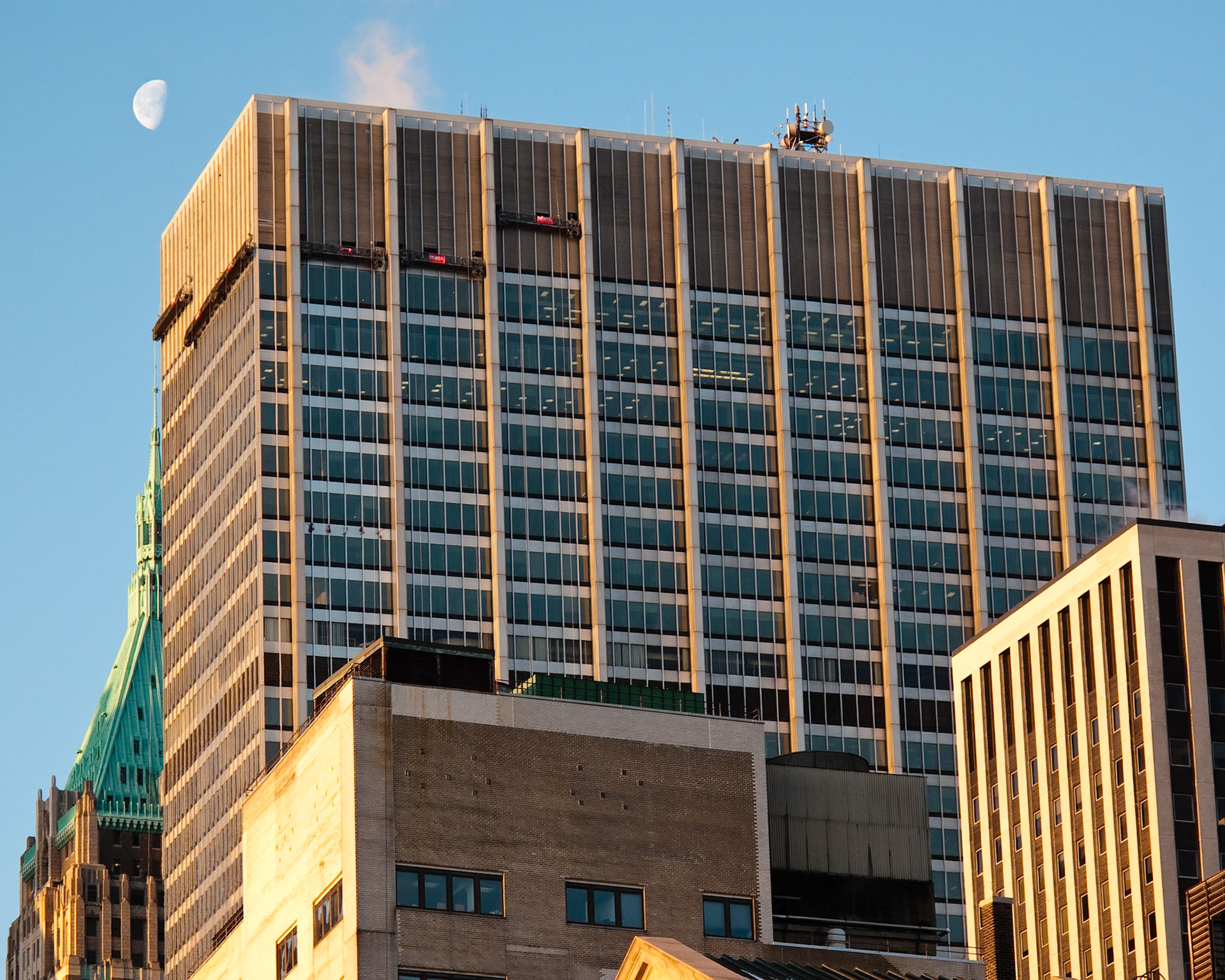 Moon from Balcony, Jan., '09