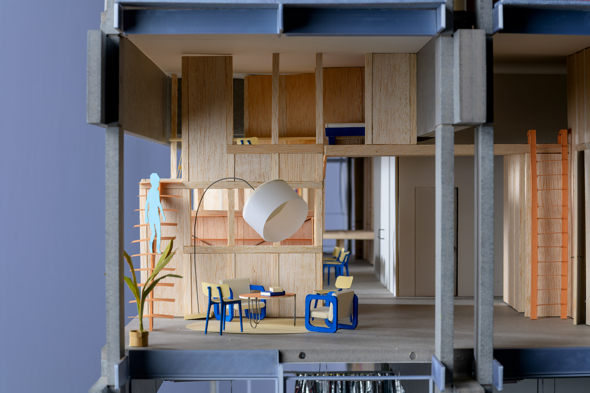 Maquette « Marbrerie 13 » de la section Architecture d’intérieur de la Haute Ecole d’Art et de Design de Genève - Juin 2026 - Pour la HEAD
