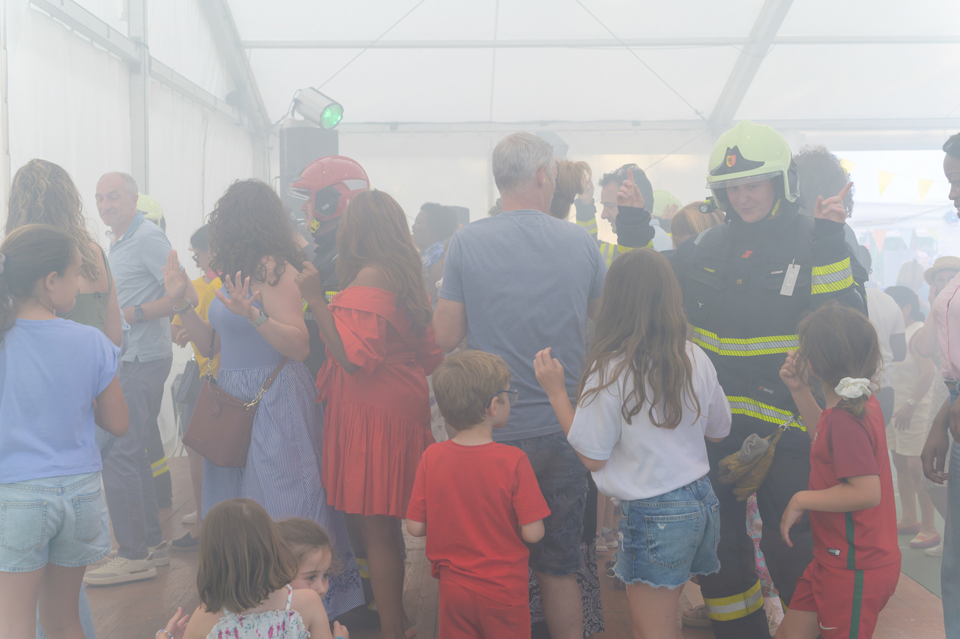 Lancement du bal des pompiers lors de la fête villageoise du mois de mai 2026 - Bellevue - Pour la commune de Bellevue