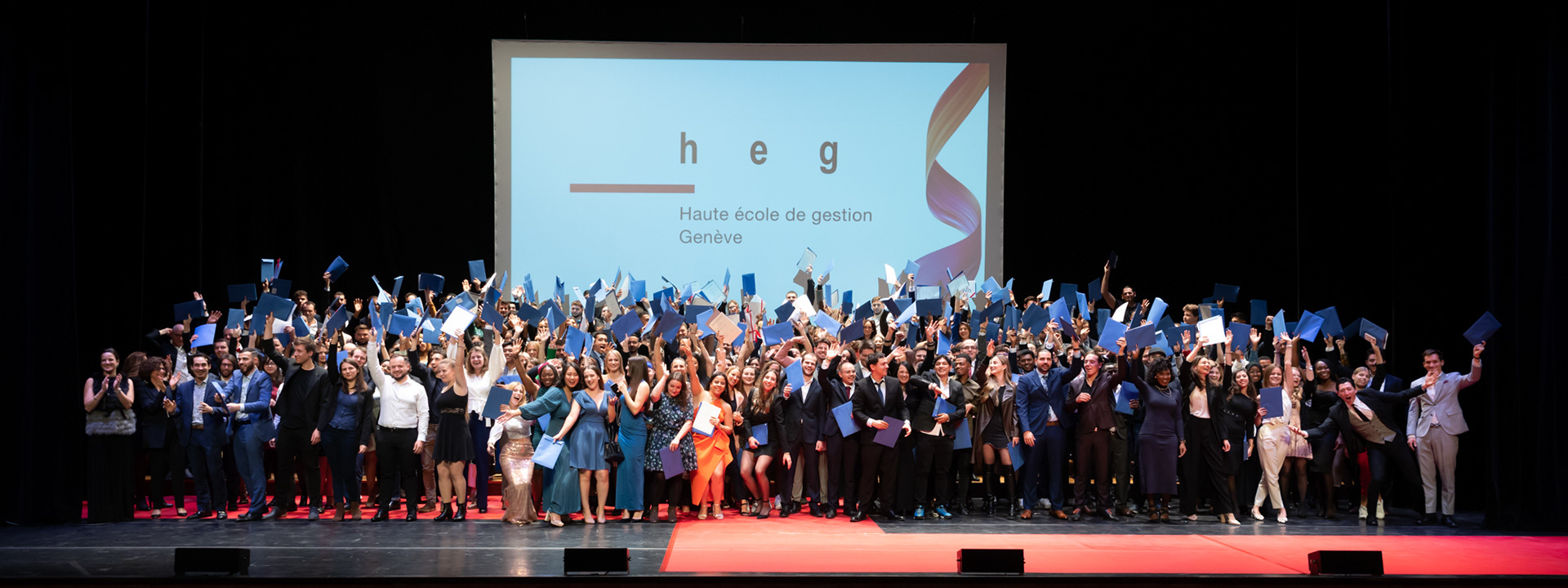CEREMONIE DE REMISE DE DIPLOMES HAUTE ECOLE DE GESTION DE GENEVE - THEATRE DU LEMAN - NOVEMBRE 2022