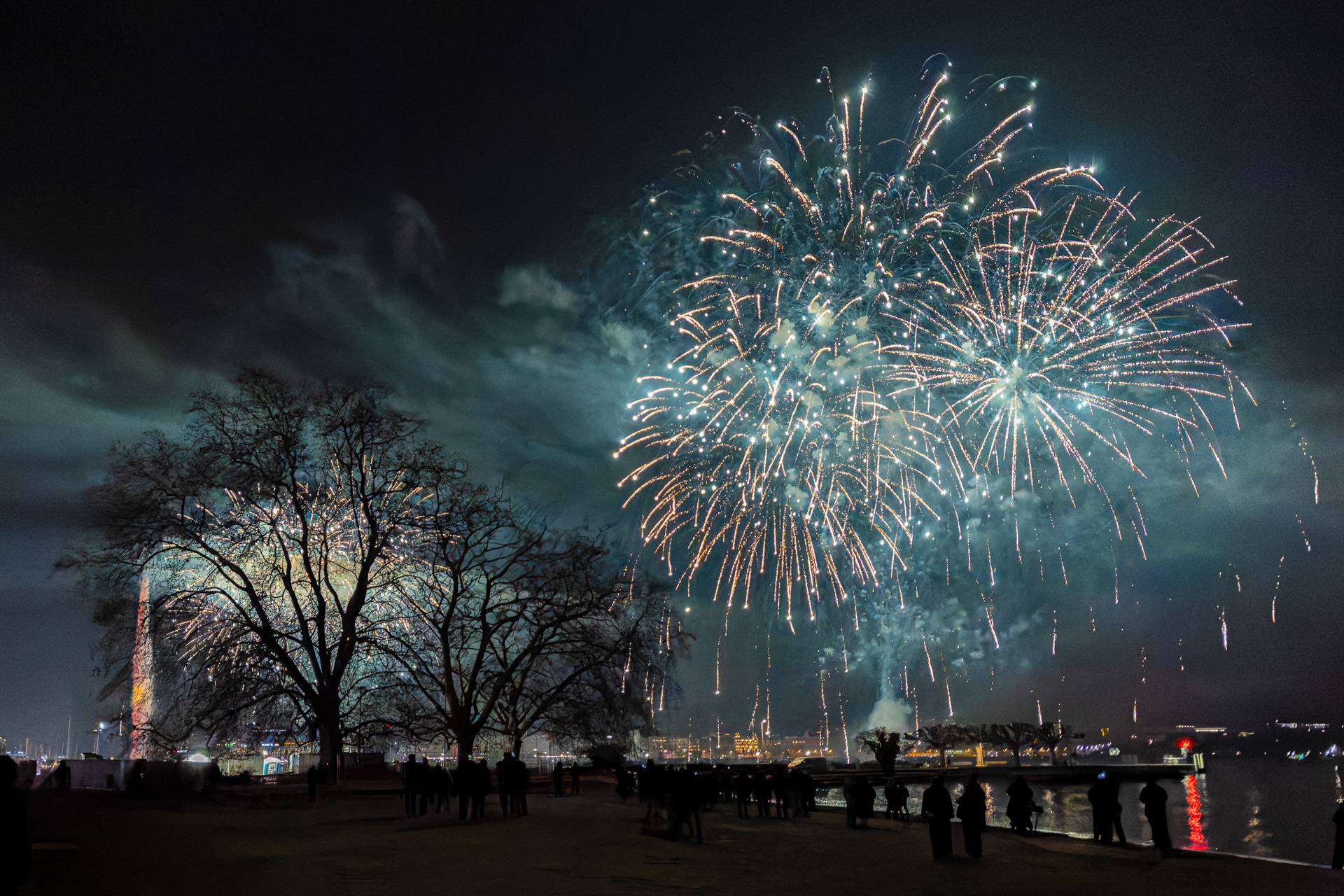 Feu d’artifices du Nouvel an - Genève - Décembre 2025 - Pour la Tribune de Genève