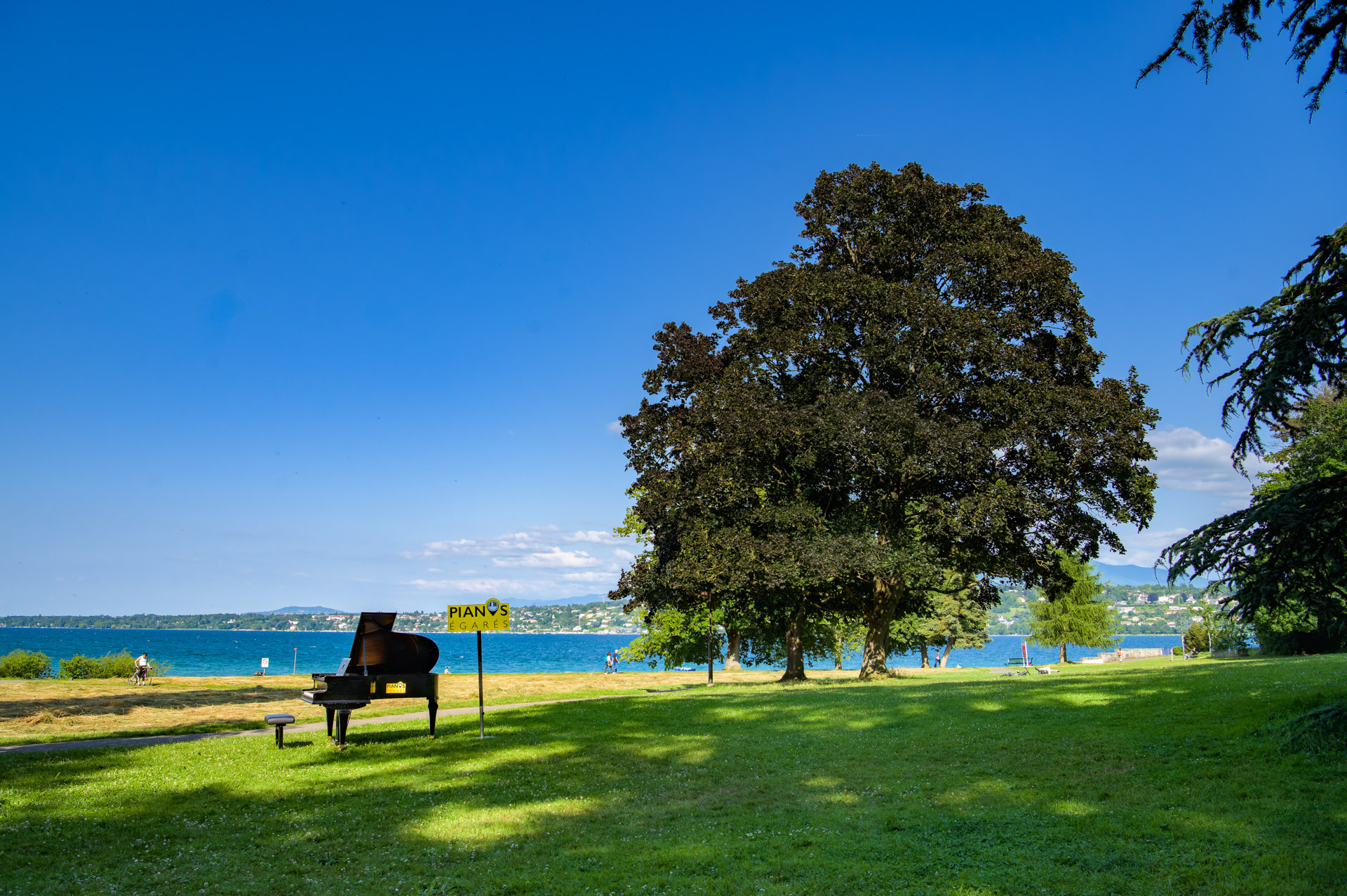Piano égaré dans le Parc Barton - Genève - Pour l’association Tako - Genève - Juin 2025