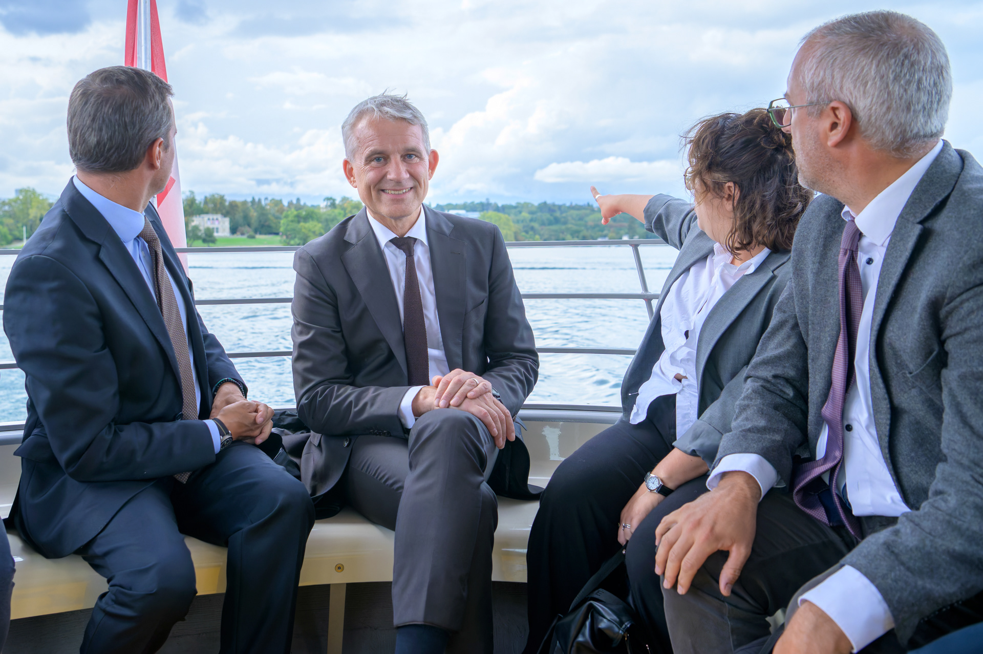 Beat Jans, conseiller fédéral, lors de la visite de la Commission des affaires juridiques du Conseil National - Genève - Août 2025 - Pour la Chancellerie d’Etat du canton de Genève