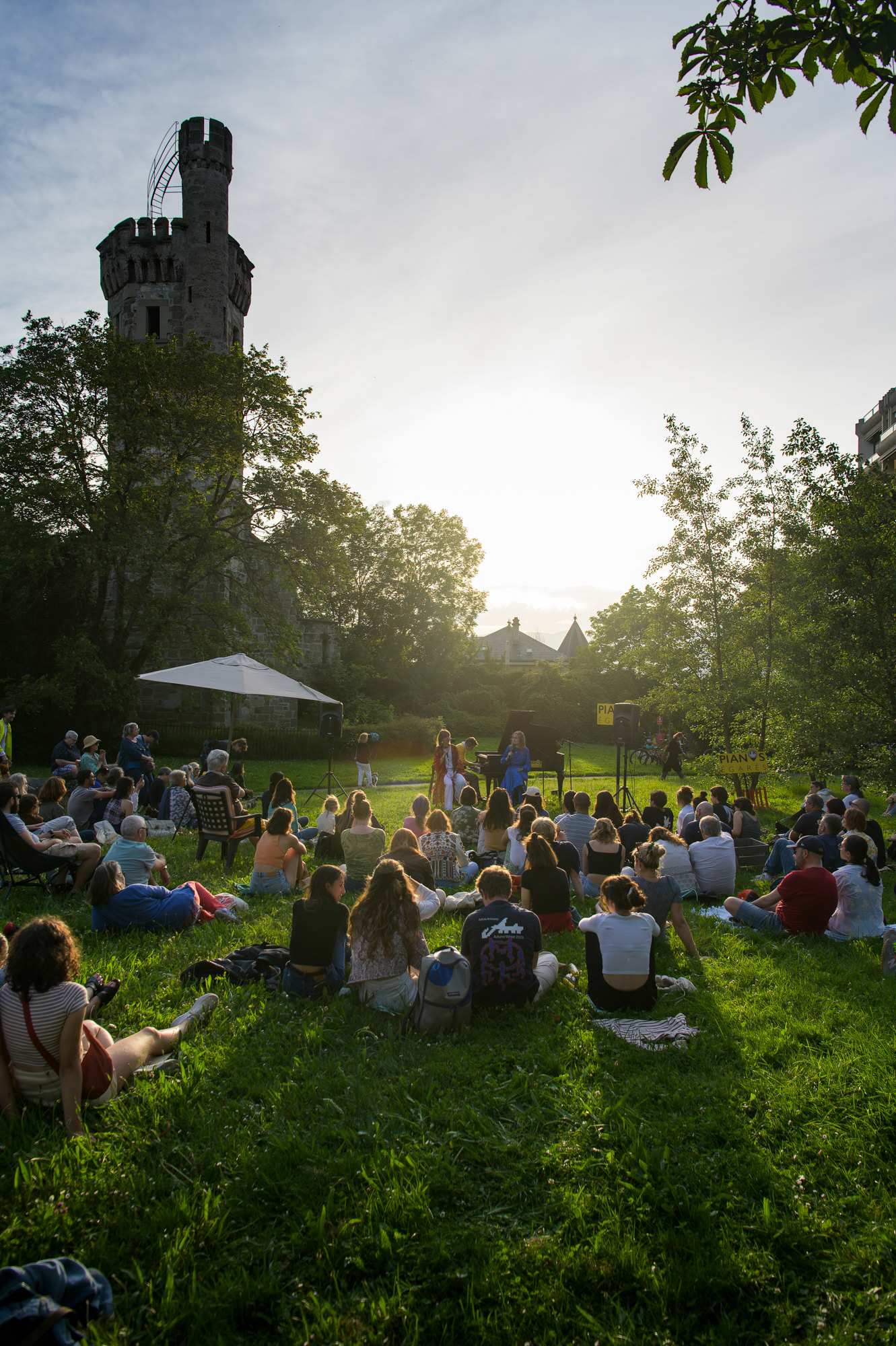 CONCERT DE « THE WOODGIES » A LA TOUR DE CHAMPEL - PIANOS EGARES - JUIN 2024