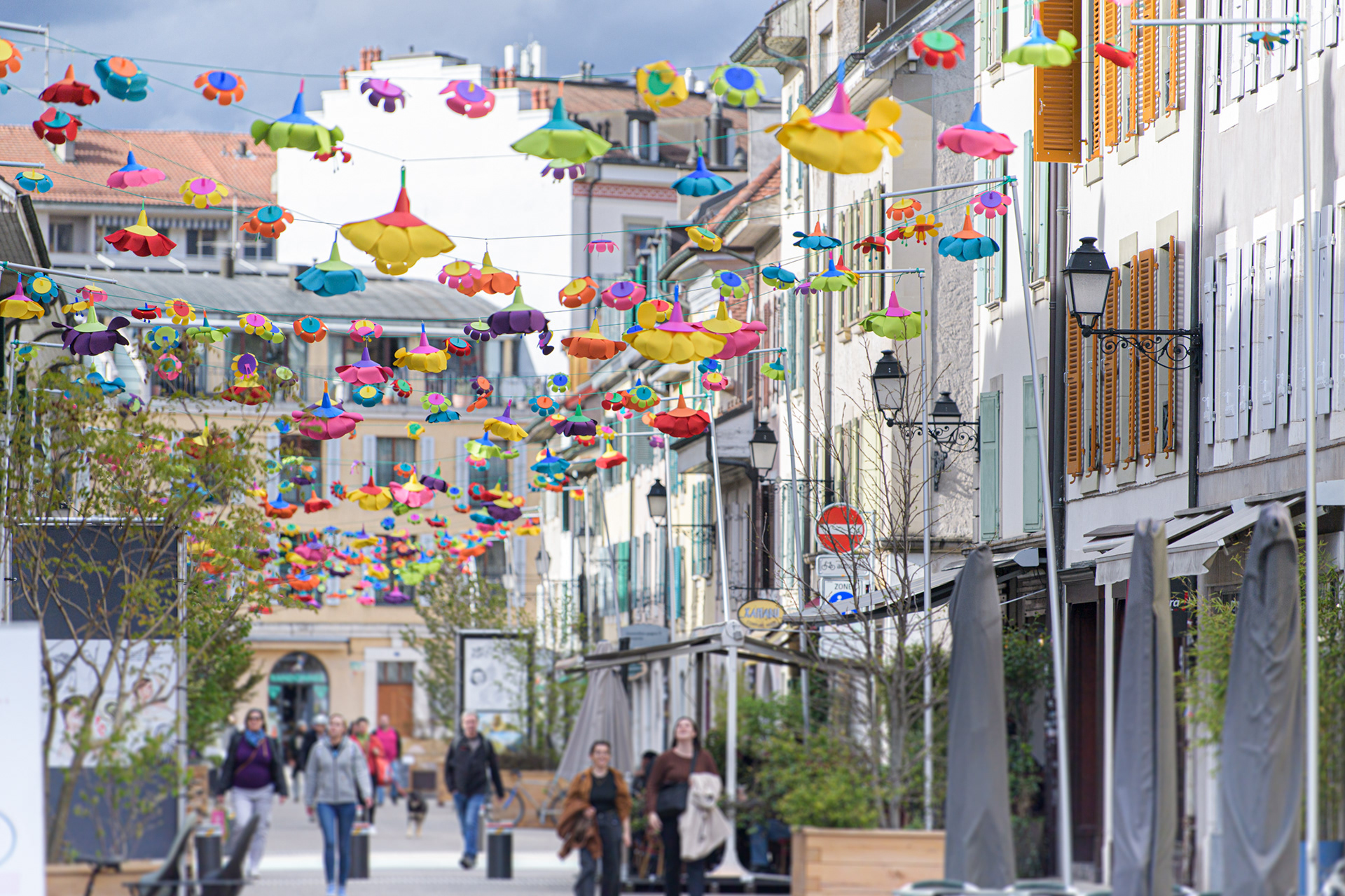LA NOUVELLE INSTALLATION DE LA RUE SAINT-JOSEPH - CAROUGE - POUR LA VILLE DE CAROUGE - AVRIL 2024