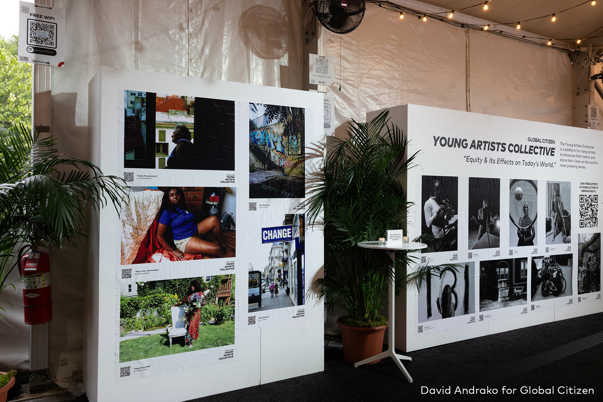 Global Citizen NYC 2023 Young Artists Collective Gallery 