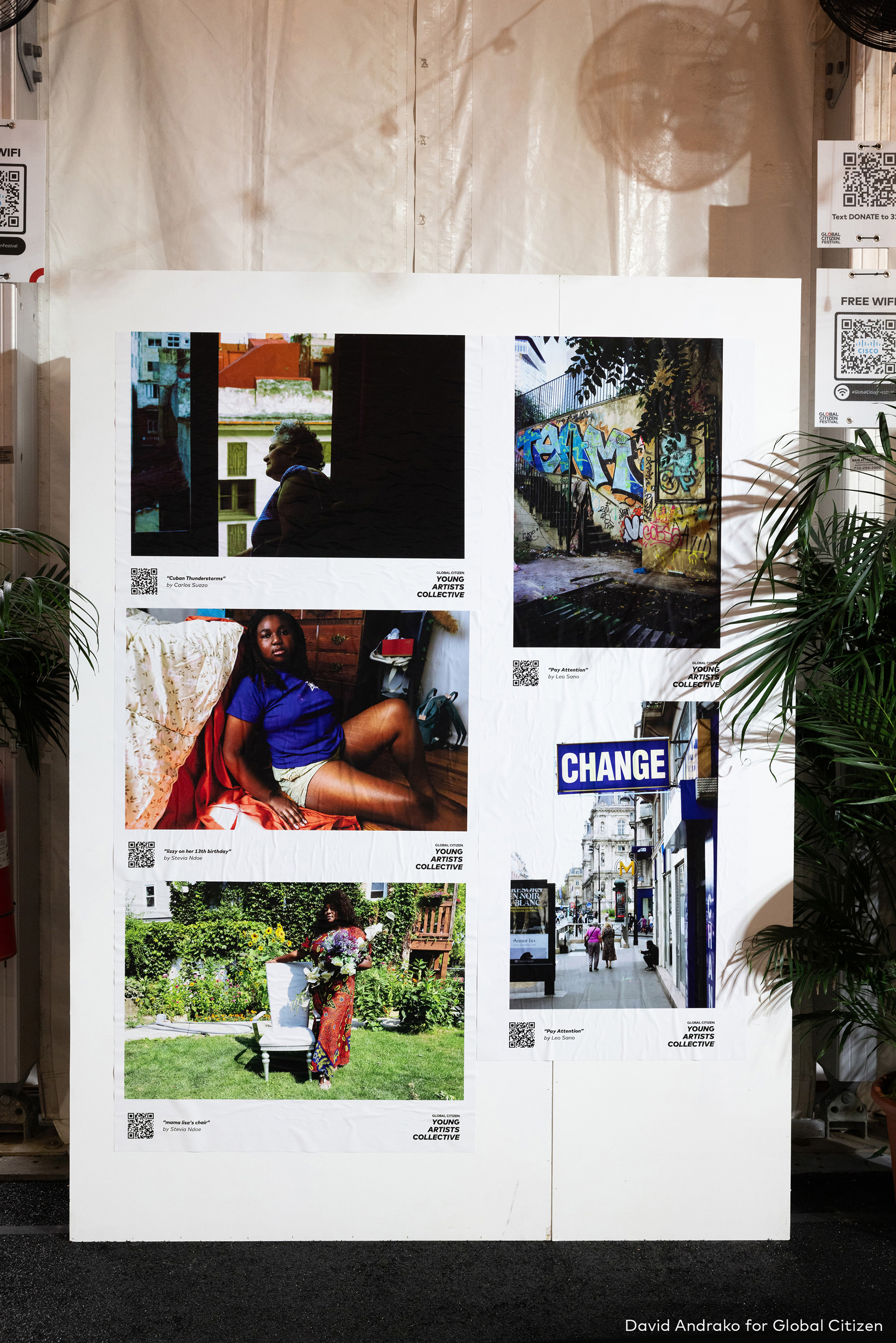 Global Citizen NYC 2023 Young Artists Collective Gallery 