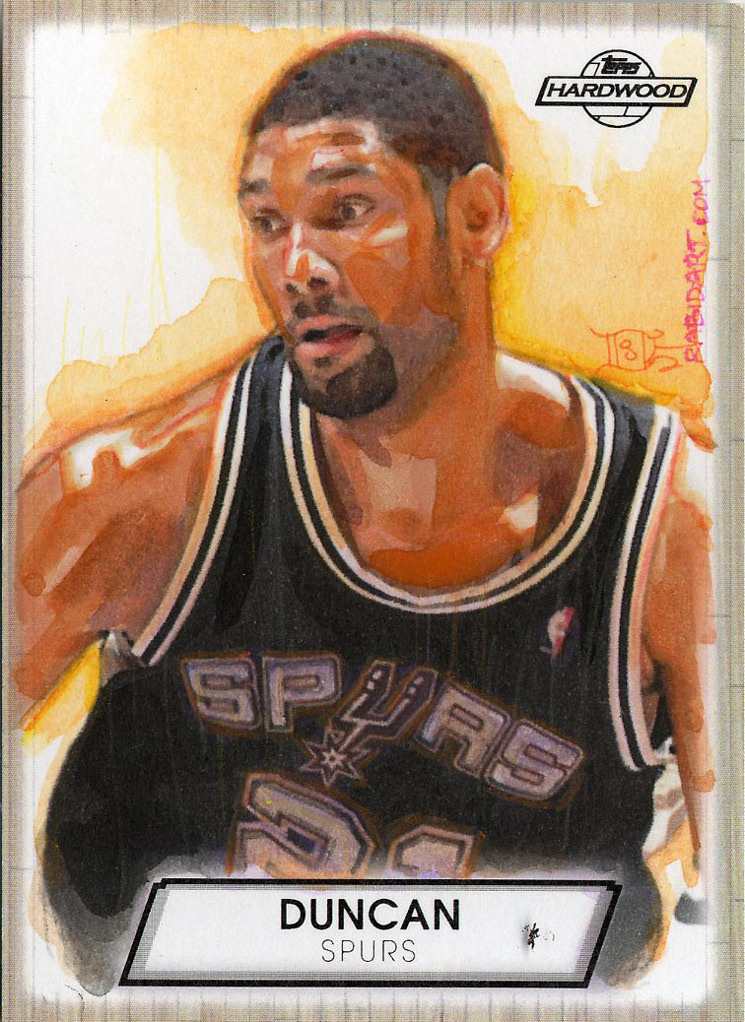 Tim Duncan 2008 Topps Hardwood