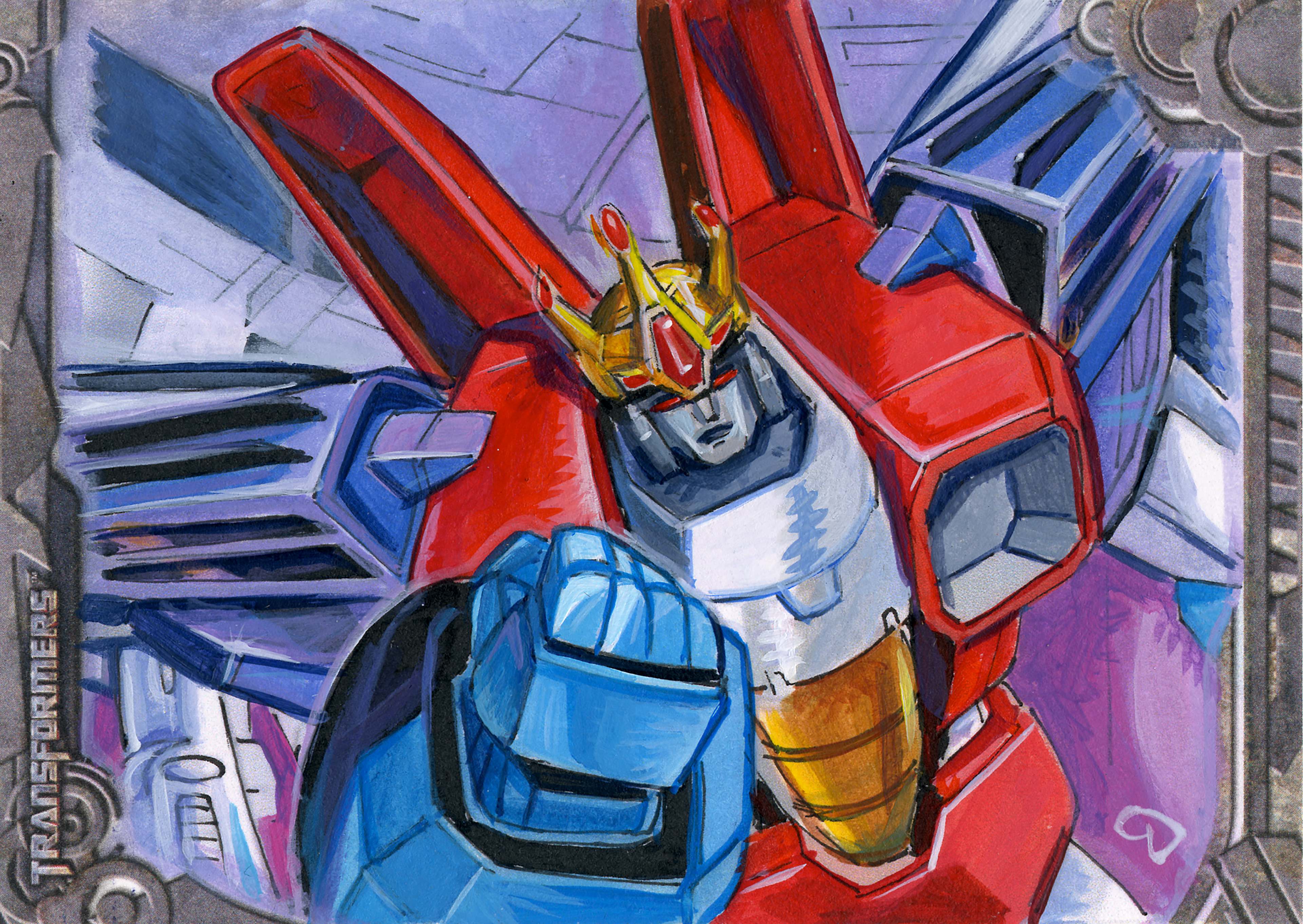 Transformers Sketch Card 2017 RabidArt.com
