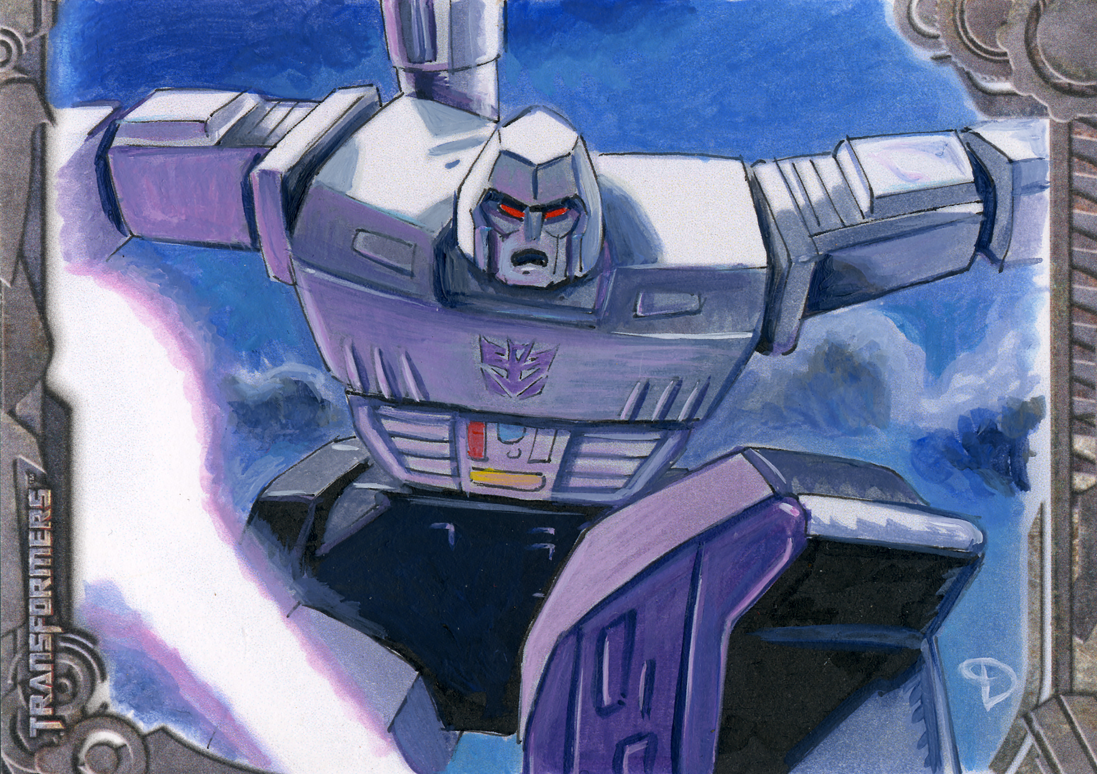 Transformers Sketch Card 2017 RabidArt.com