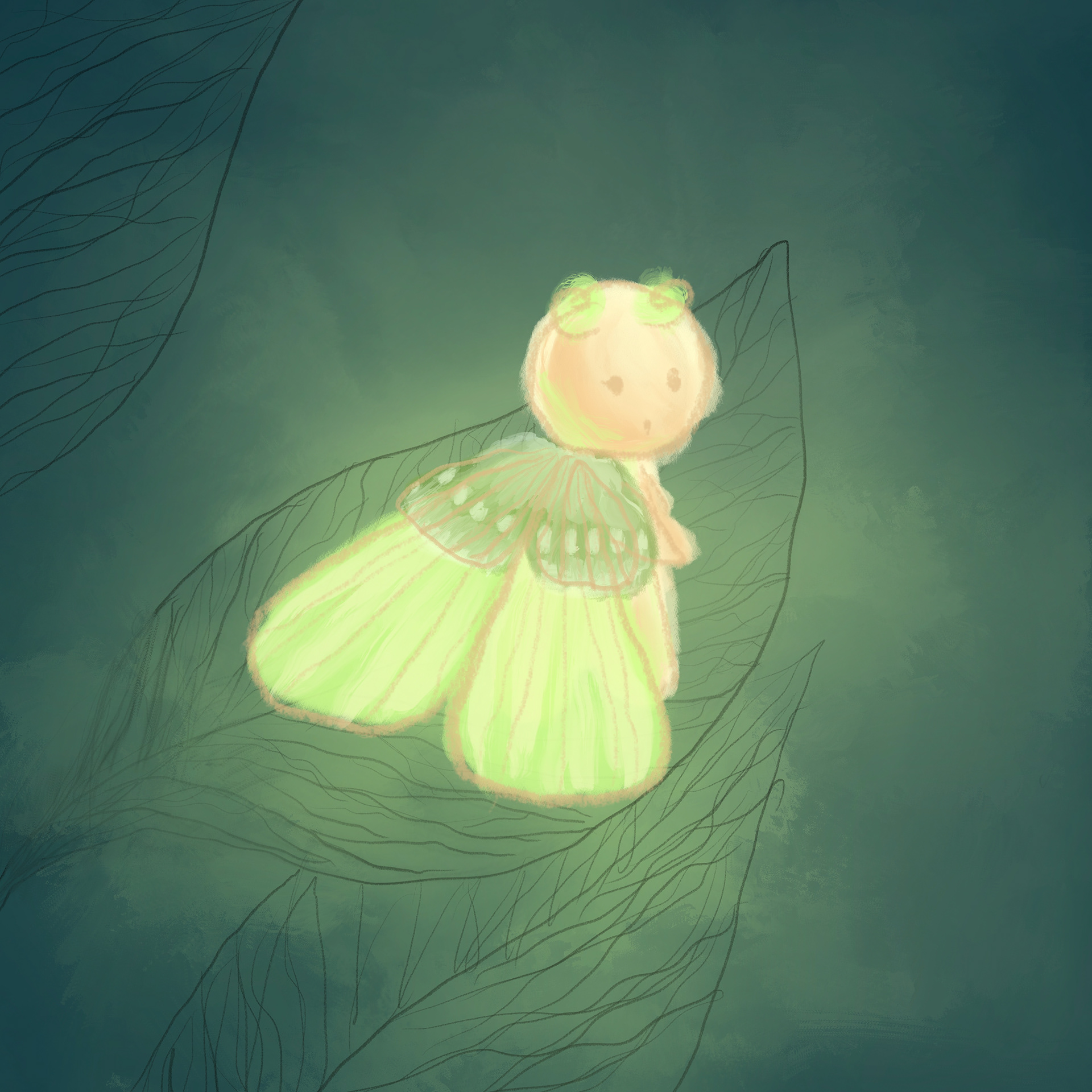 Luminescent Moth Friend