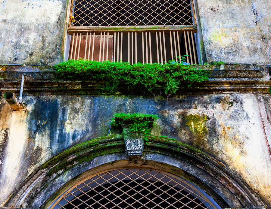 Orignal grill and arches of the palace