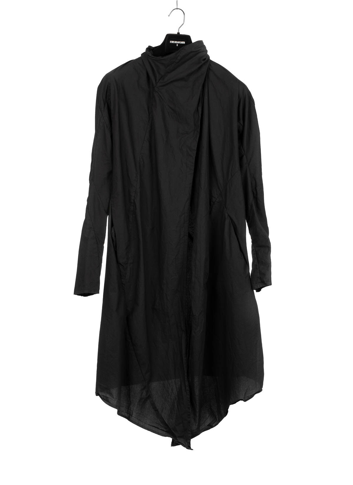 distortion wrap cardigan, black, cotton