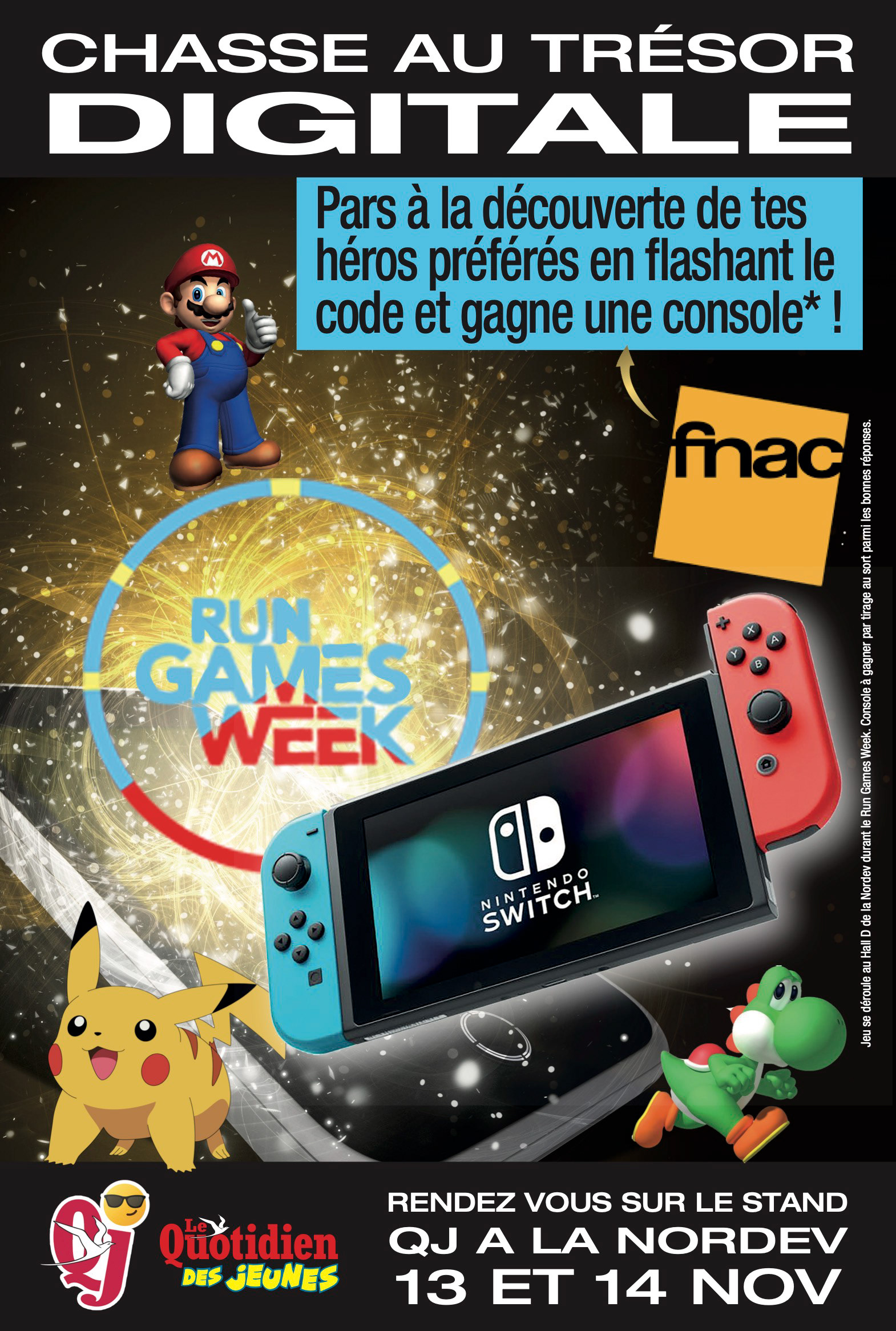 Visuel réalisé pour la COM "Chasse au trésors"