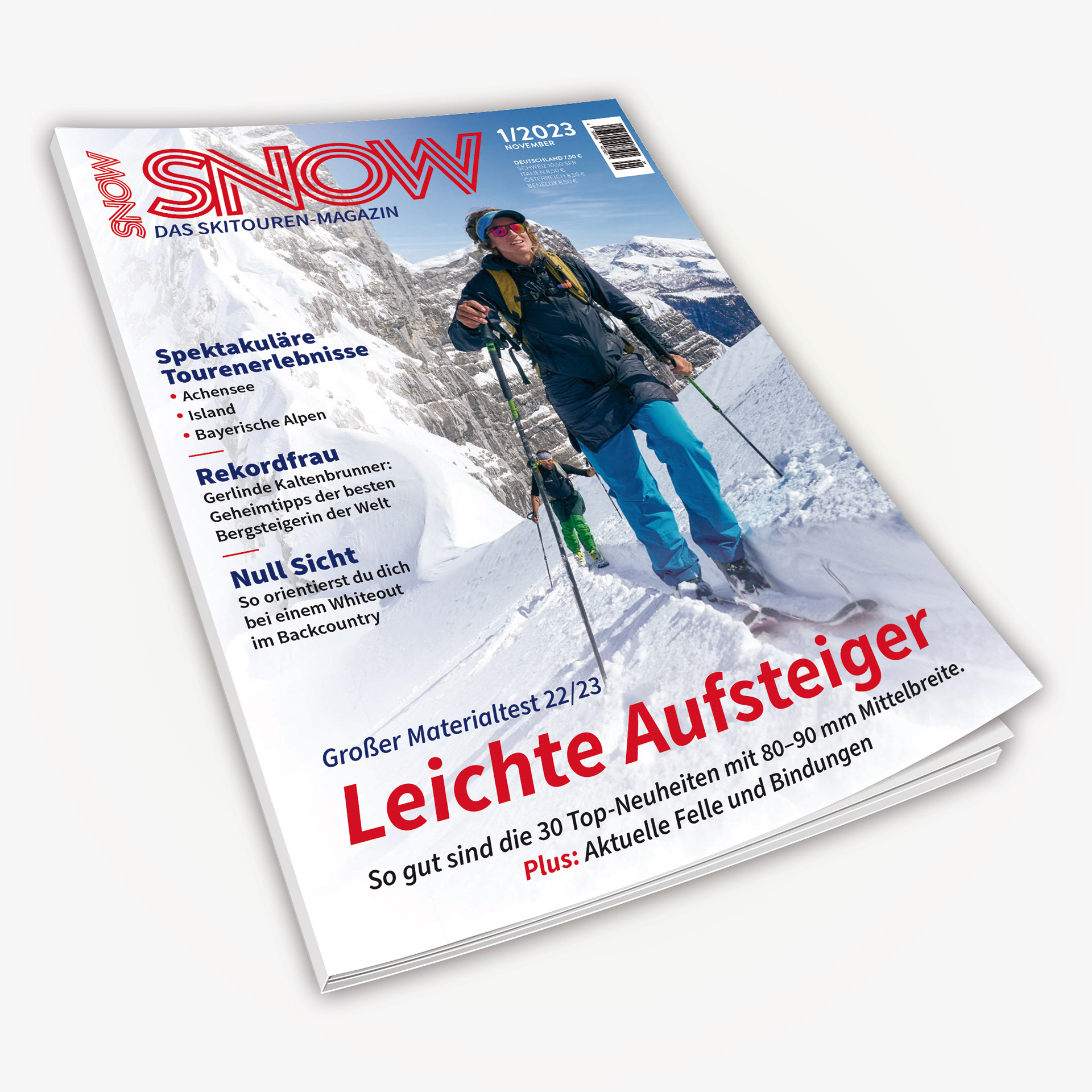 Ebner Media Group: »Snow« Gestaltung | Bildauswahl | Layout | Druckvorstufe