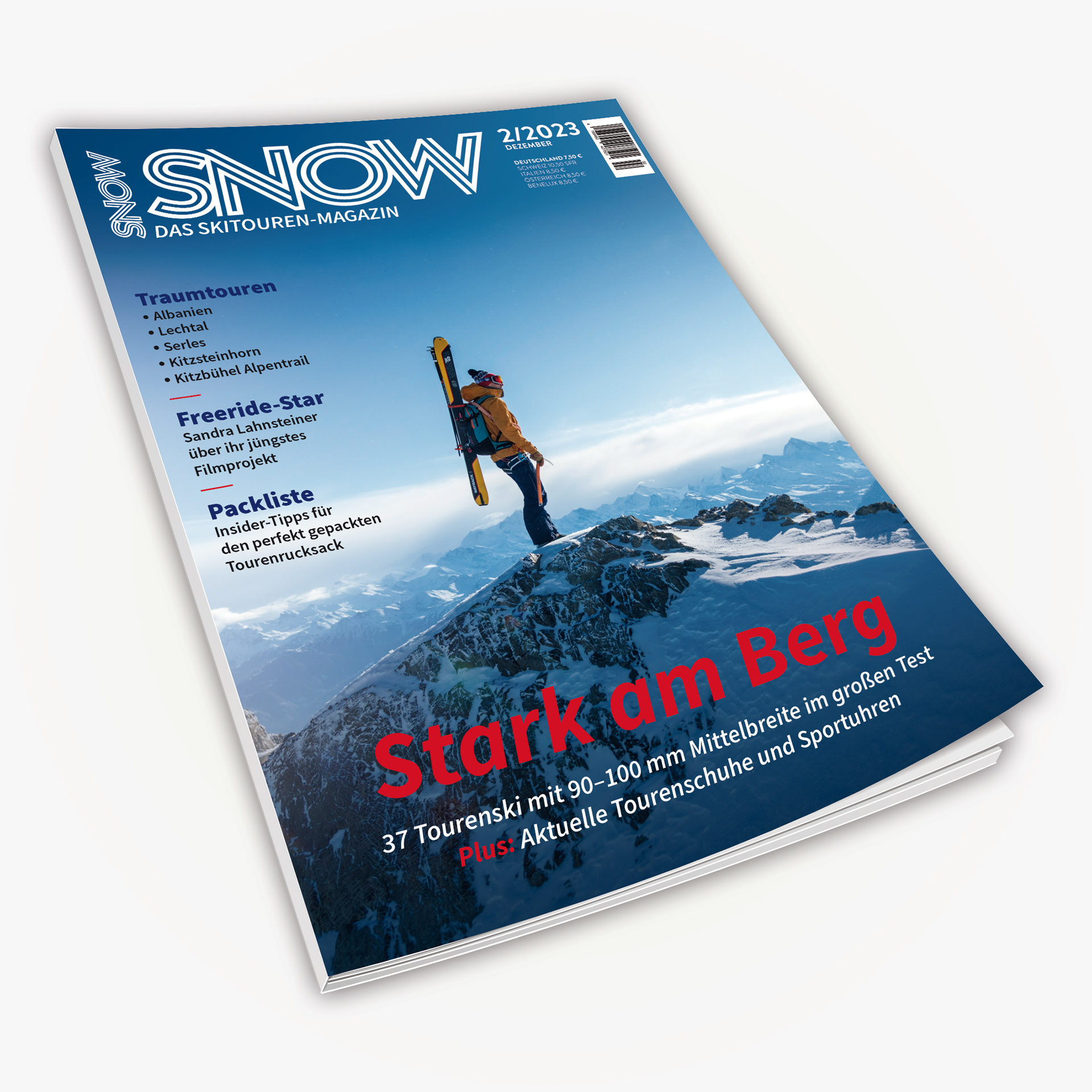 Ebner Media Group: »Snow« Gestaltung | Bildauswahl | Layout | Druckvorstufe