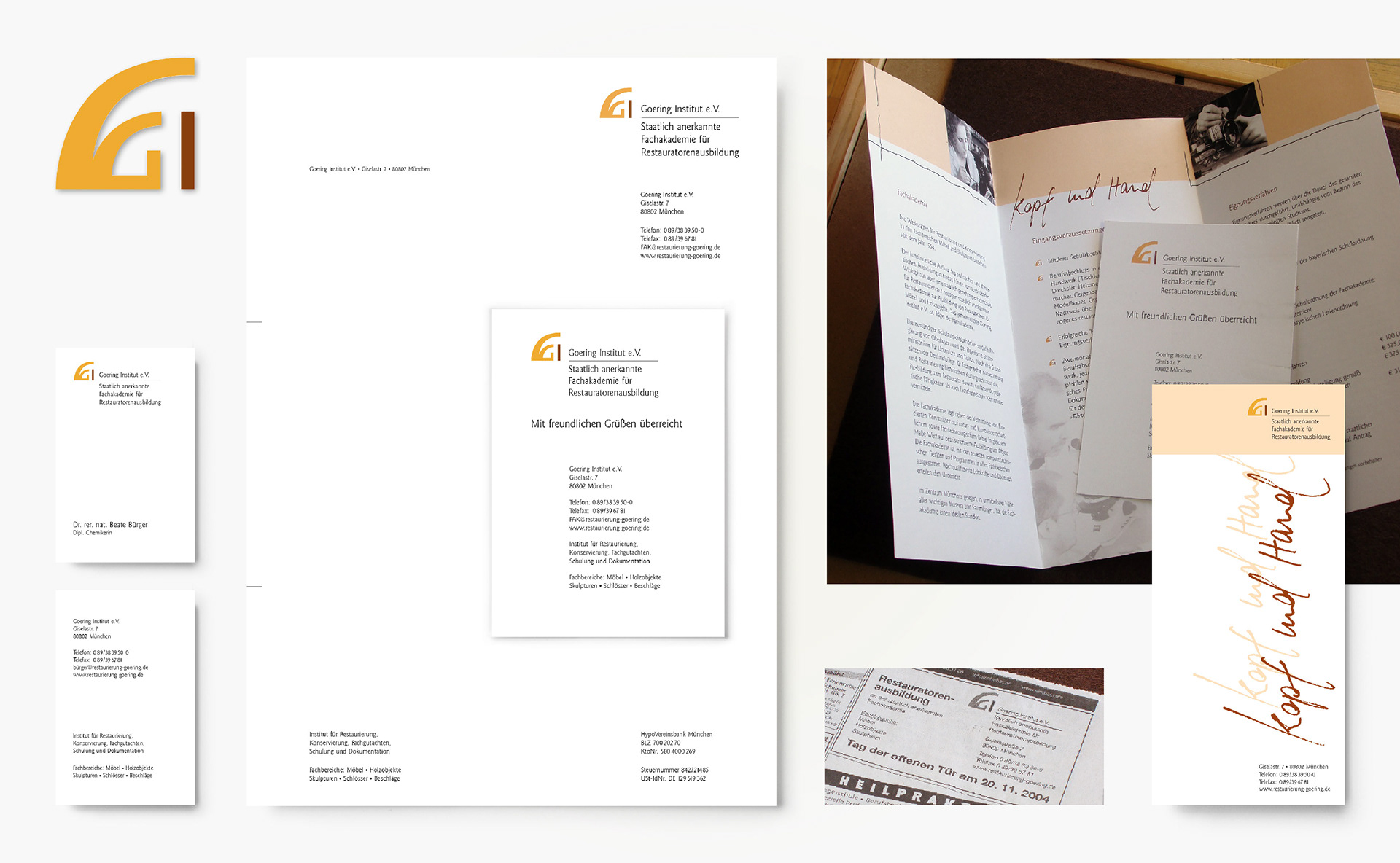 Goering Institut e.V. Corporate Design