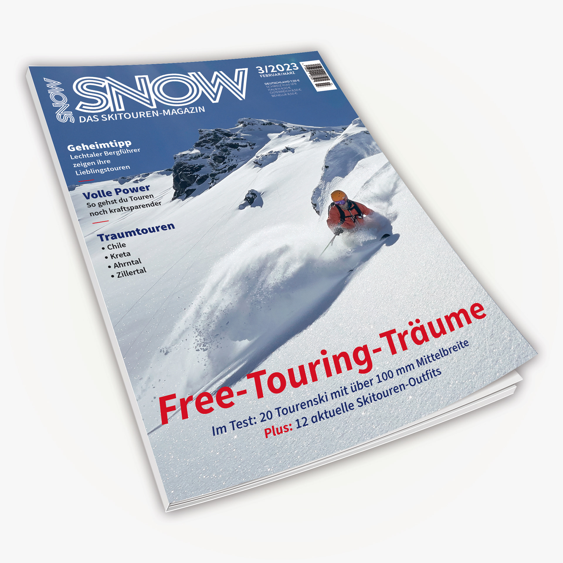 Ebner Media Group: »Snow« Gestaltung | Bildauswahl | Layout | Druckvorstufe