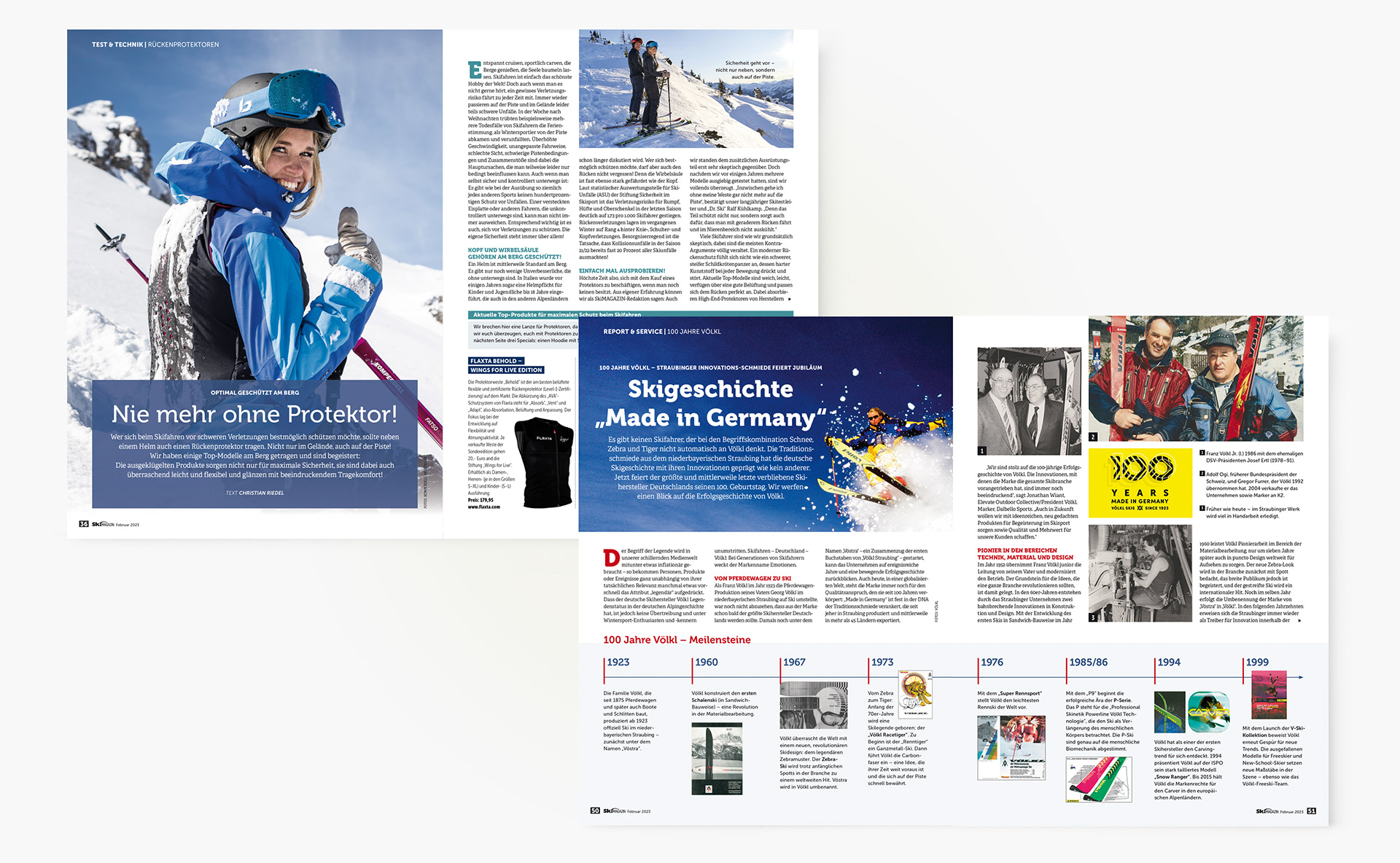 Ebner Media Group: »SkiMagazin« Gestaltung | Bildauswahl | Layout | Druckvorstufe