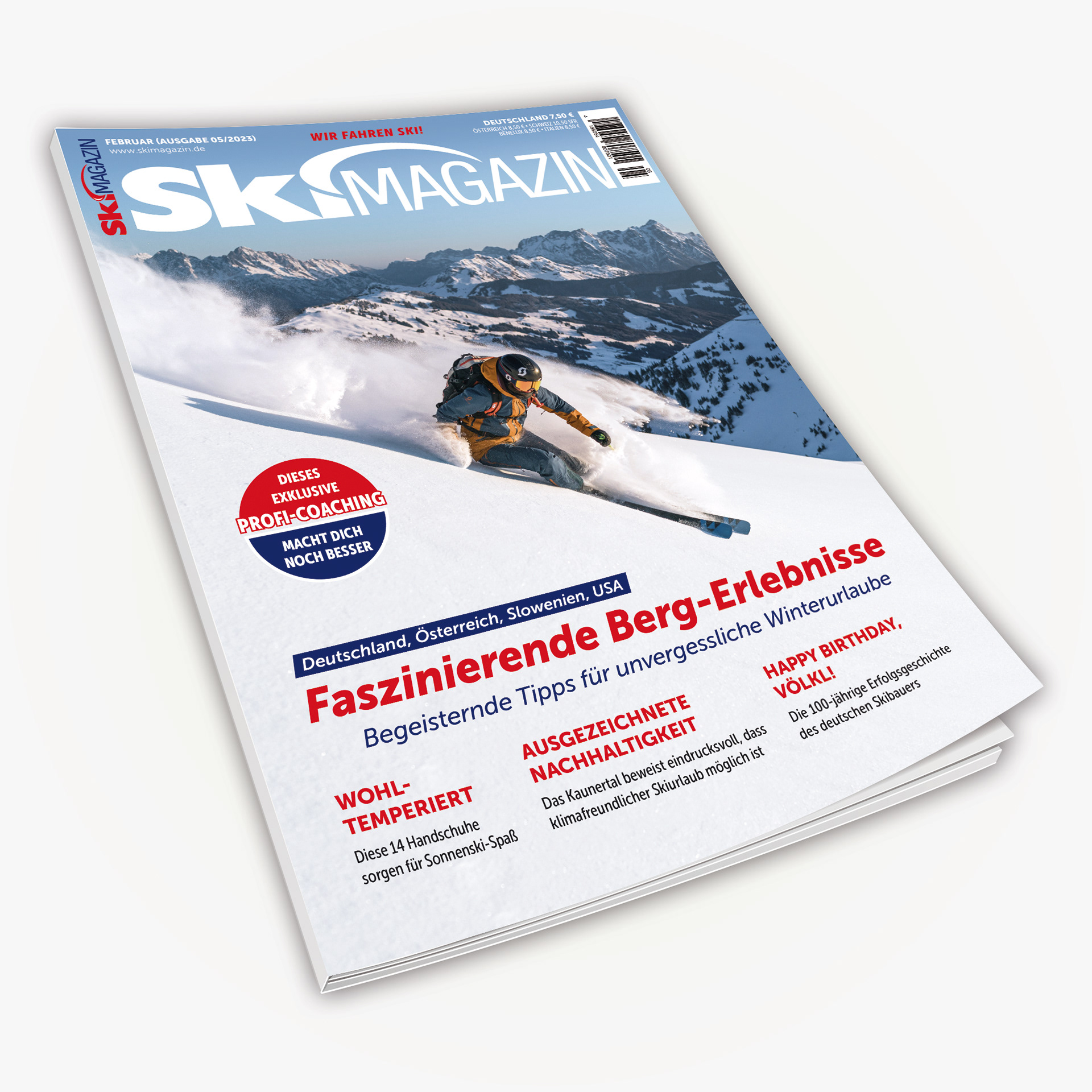 Ebner Media Group: »SkiMagazin« Gestaltung | Bildauswahl | Layout | Druckvorstufe