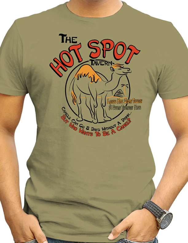 The Hot Spot - Digitally drawn image. Created in Illustrator.