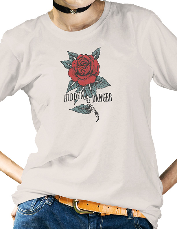 Hidden Danger - Digitally drawn image. Created in Photoshop.