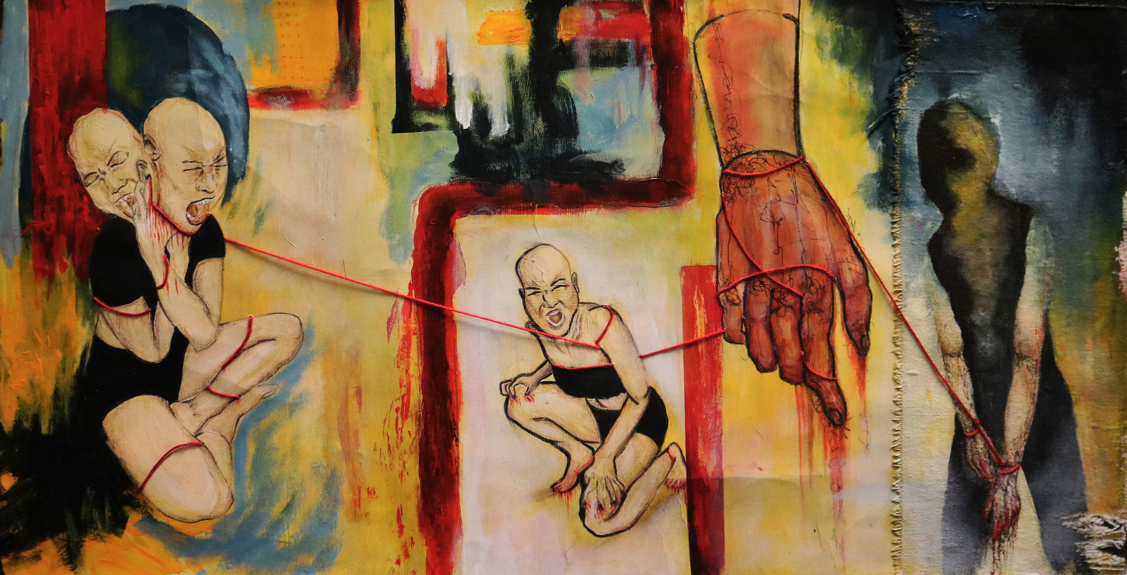 "Journey to be continued" 2018 25 x 80 cm (Unframed) Acrylic on Canvas