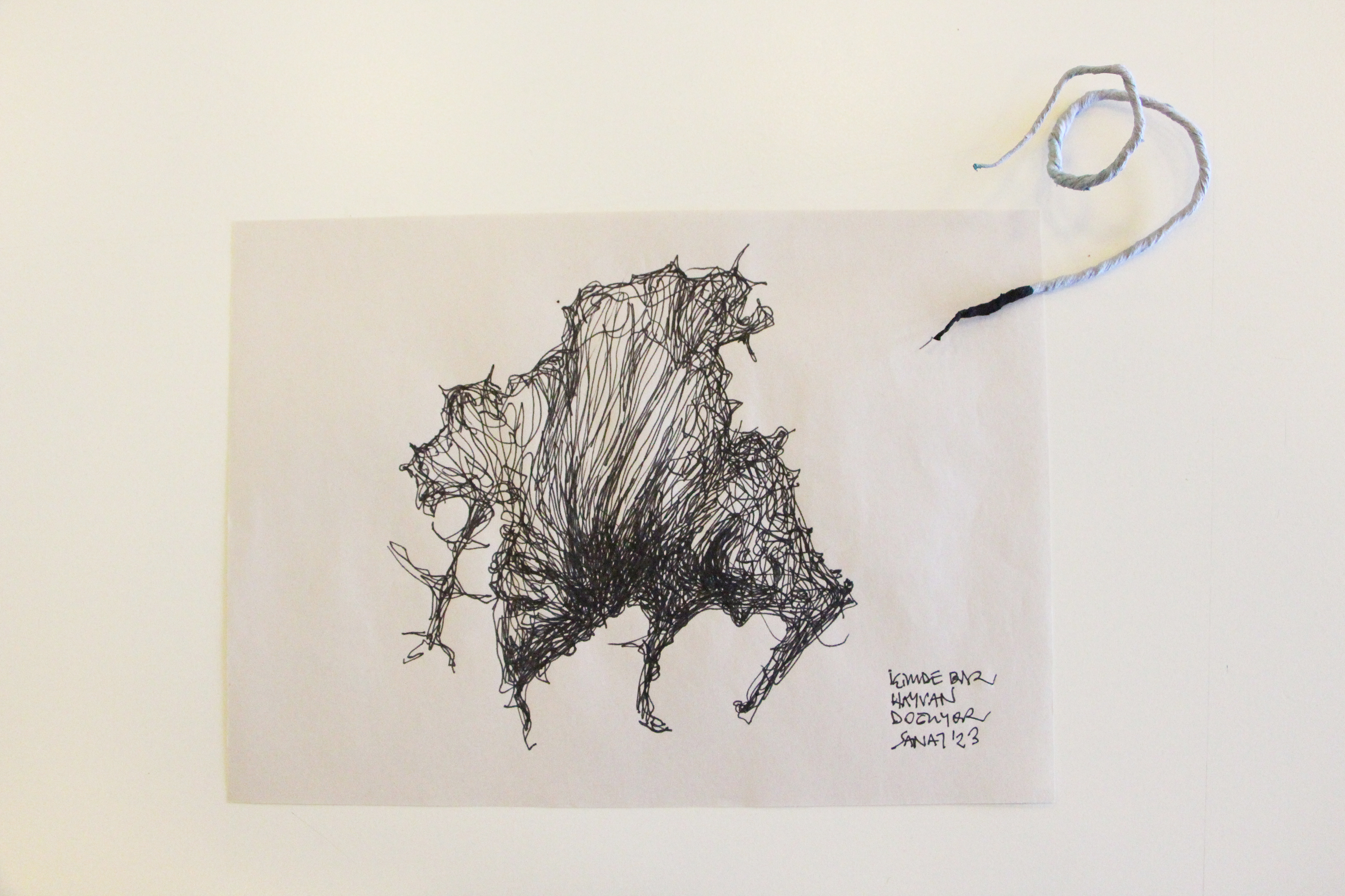 From sketch to the hard twisted. Paper size: 28x20 cm