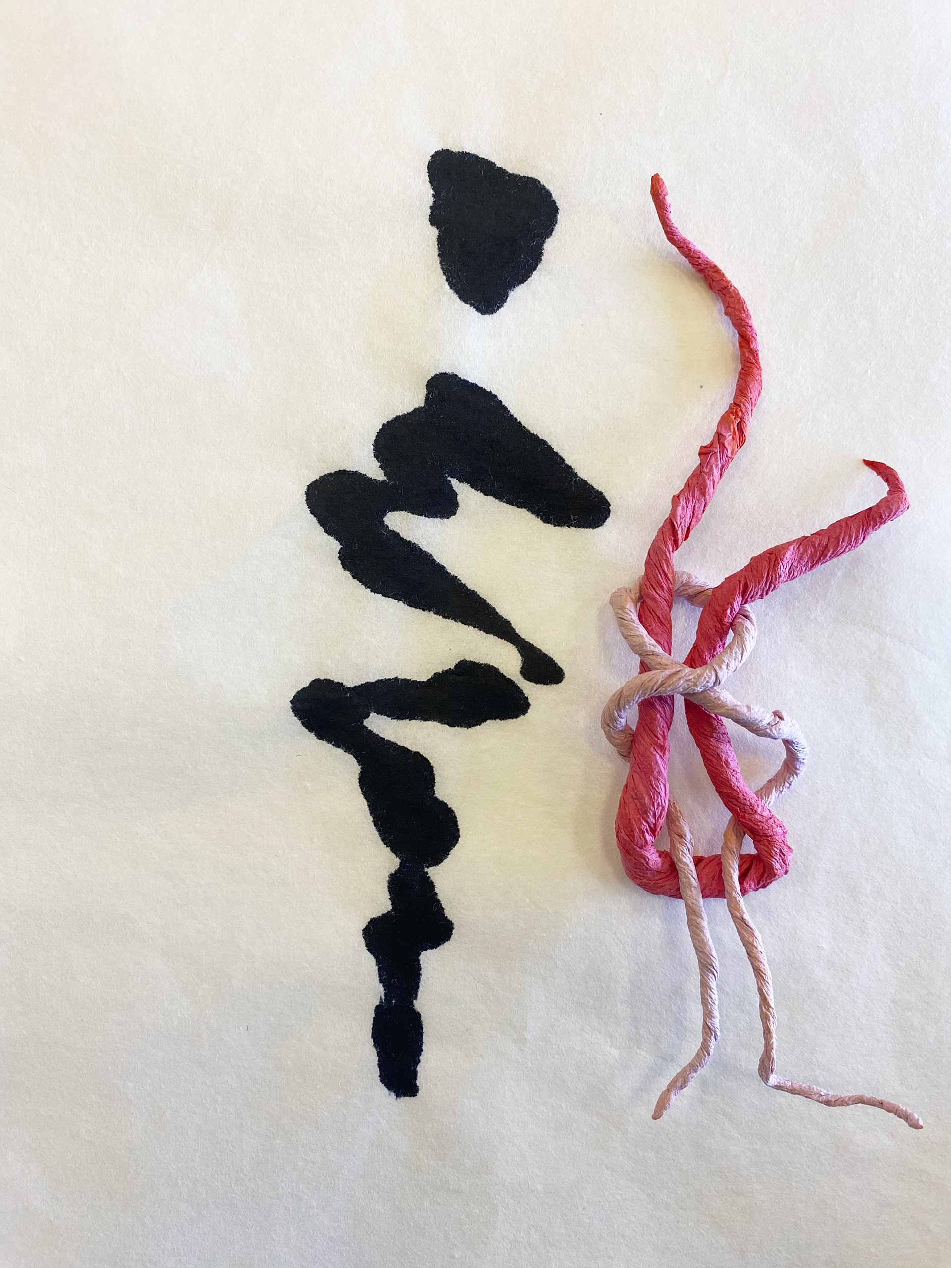 Drawing in ink on Japanese calligraphy aper, 24x33 cm, 2023