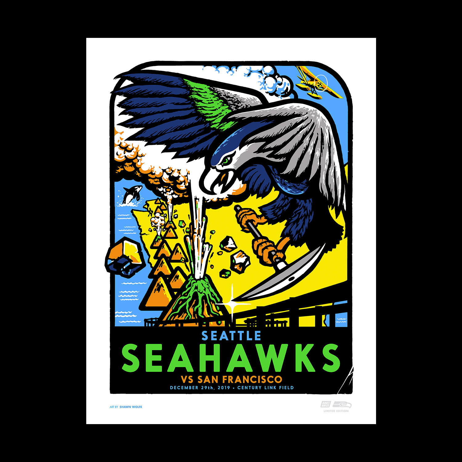 Seahawks vs Cardinals Gameday Poster. Go Hawks! : r/Seahawks