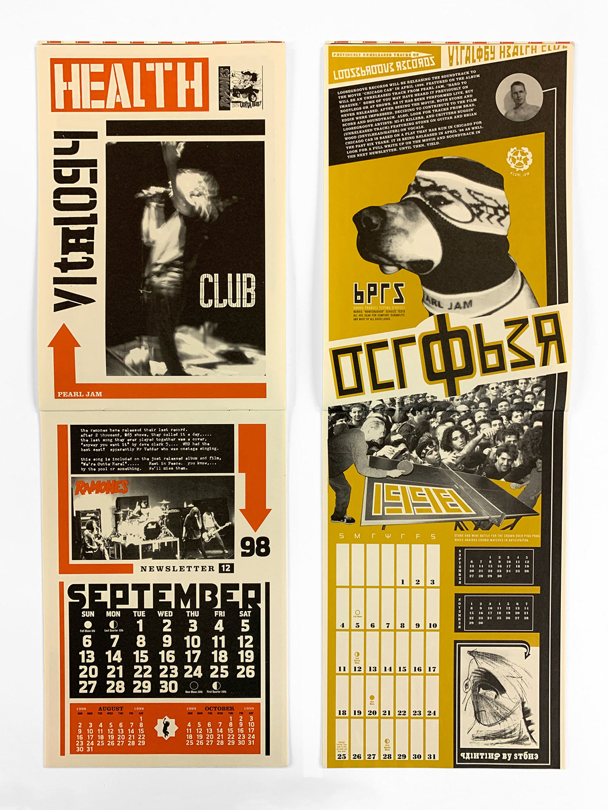 Ames Bros Official Site - Pearl Jam Ten Club Newsletters