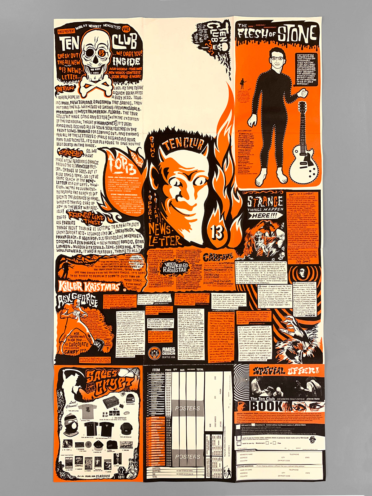 Ames Bros Official Site - Pearl Jam Ten Club Newsletters