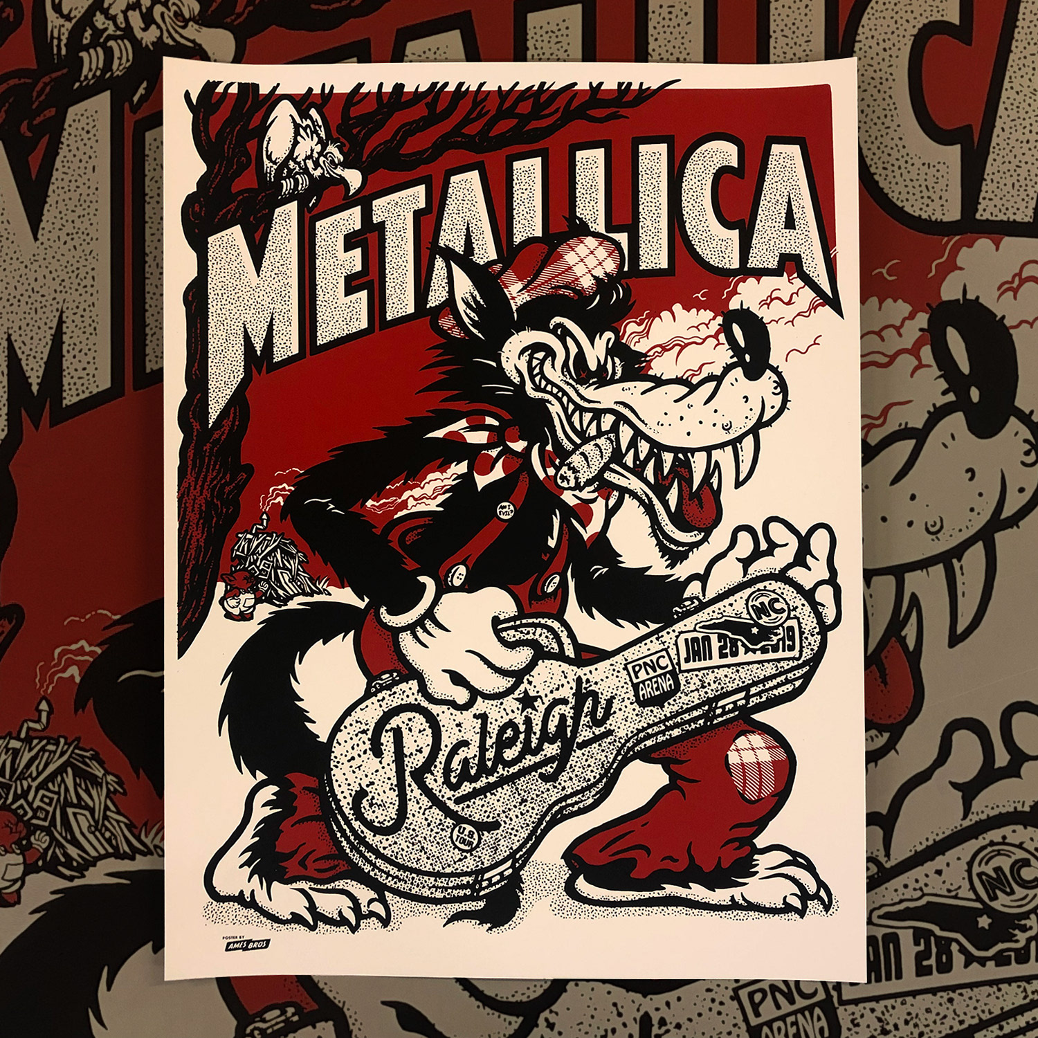 Metallica East Rutherford, NJ Limited Edition Posters are here! – Ames Bros