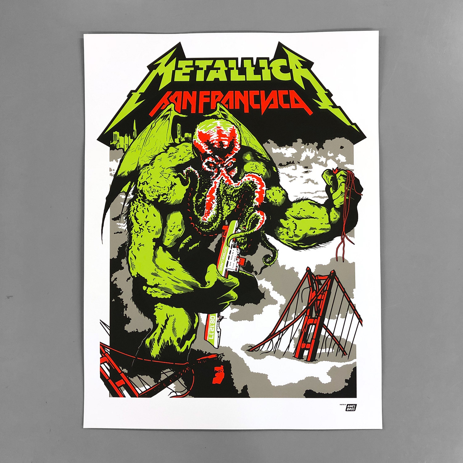 Metallica East Rutherford, NJ Limited Edition Posters are here! – Ames Bros