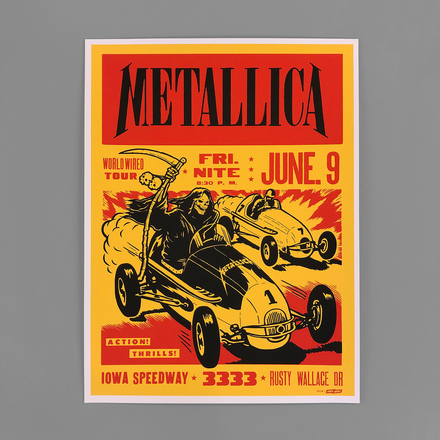 Metallica East Rutherford, NJ Limited Edition Posters are here! – Ames Bros