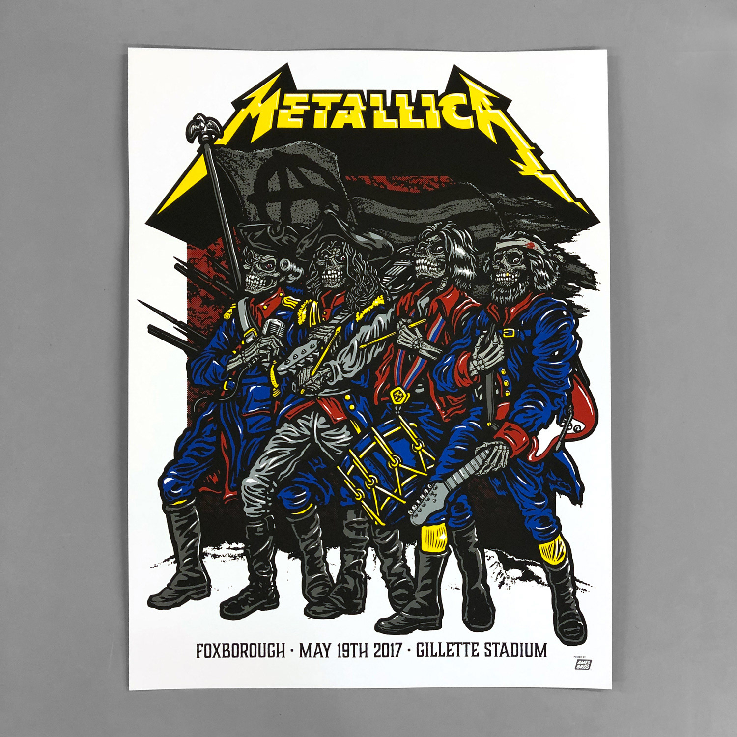 Metallica East Rutherford, NJ Limited Edition Posters are here! – Ames Bros