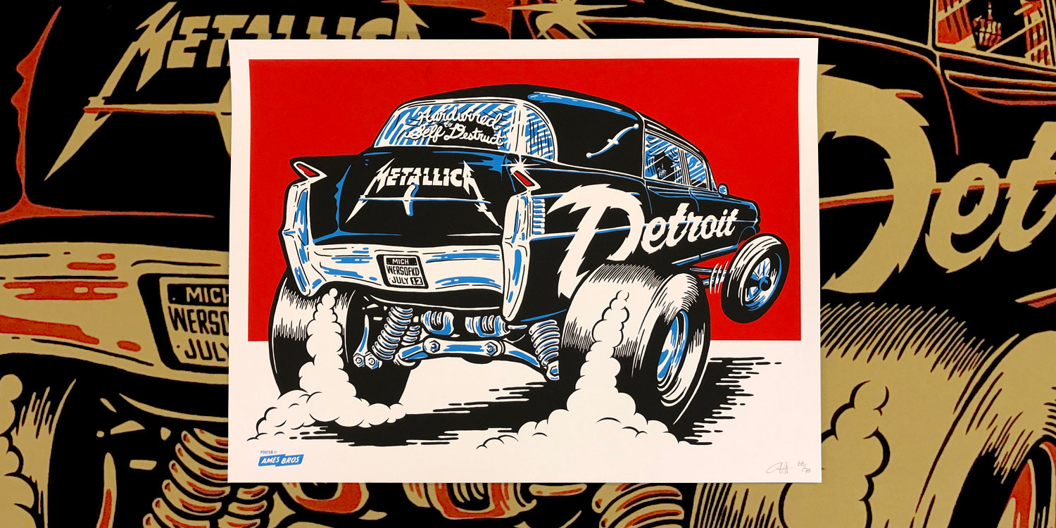 Metallica East Rutherford, NJ Limited Edition Posters are here! – Ames Bros