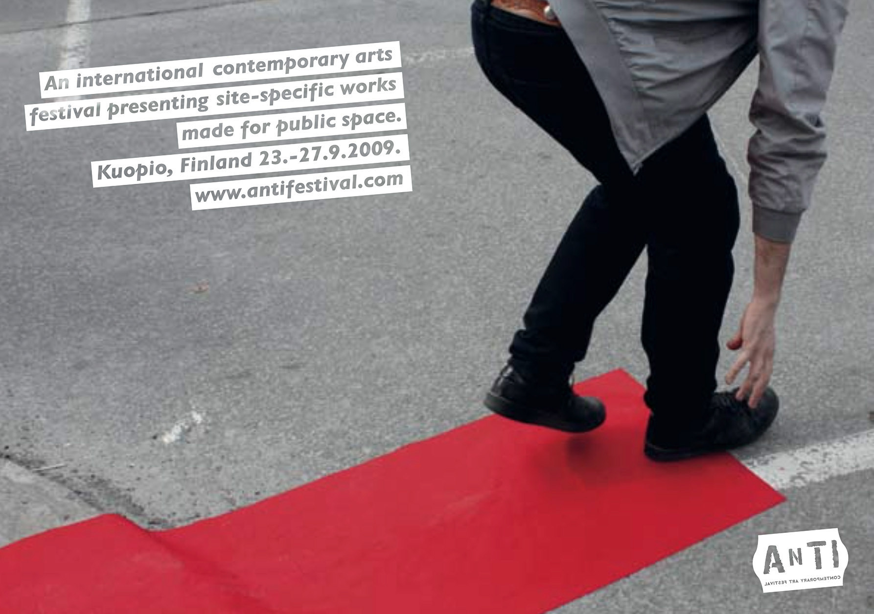 ANTI Festival 2009 brochure cover