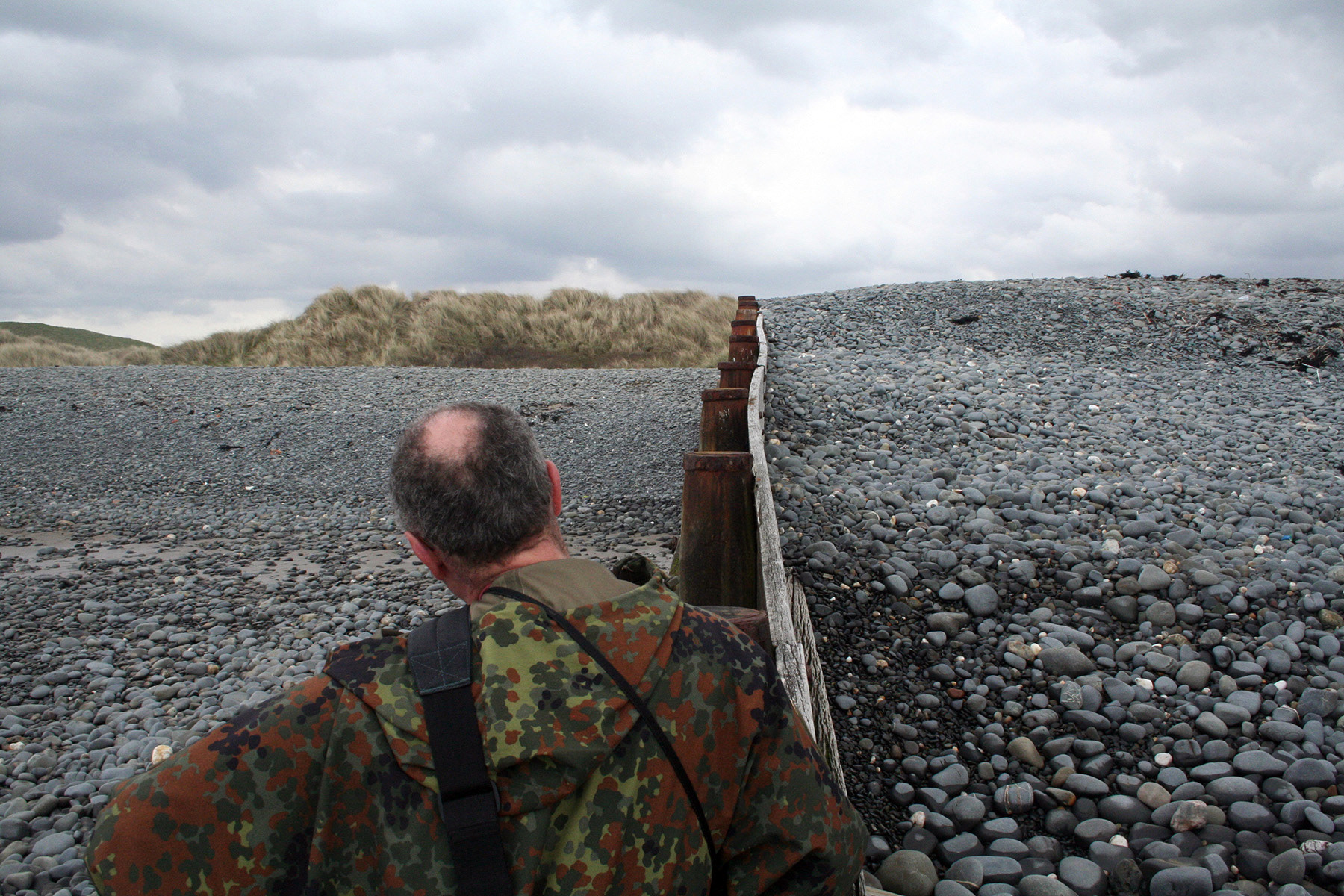 Evidence of longshore drift