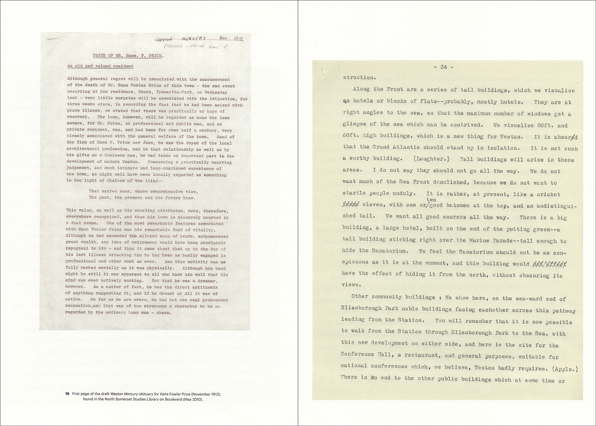 'The Master Plan' pages