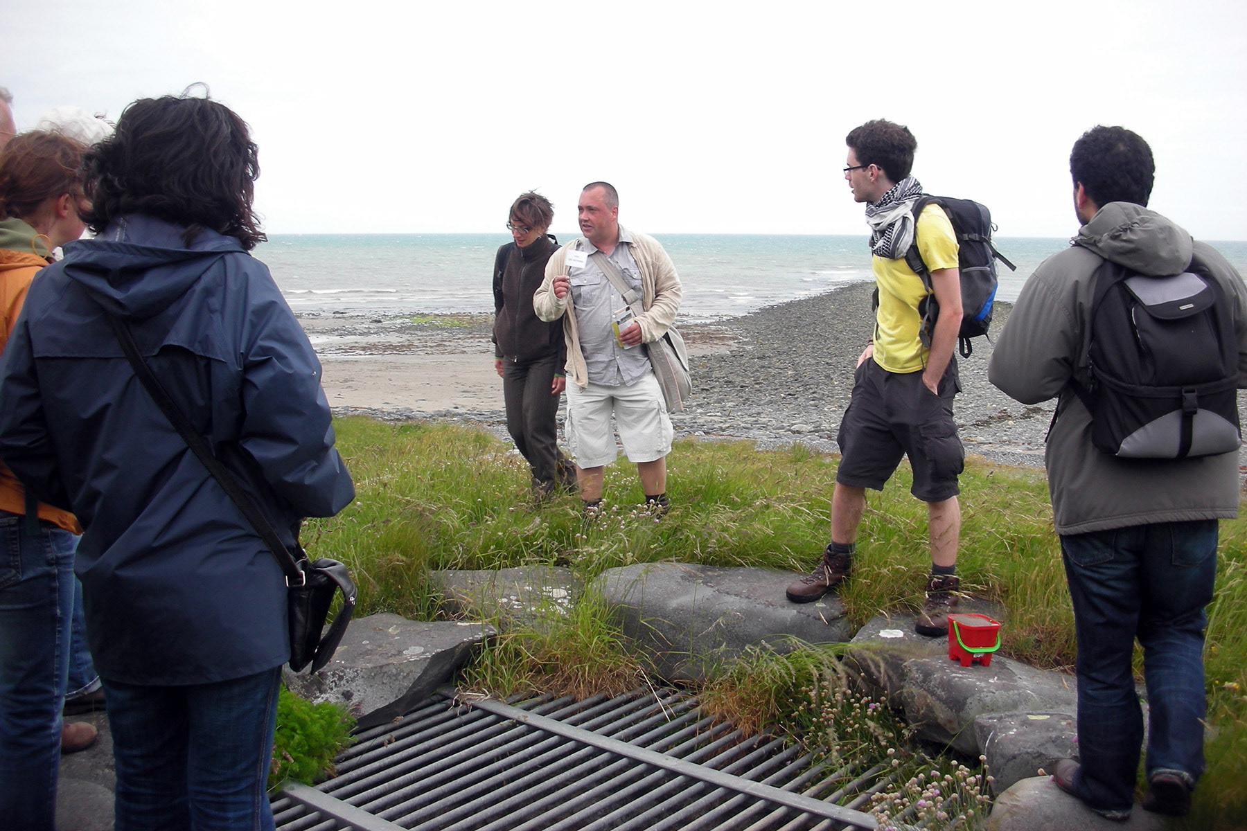 At the threshold of the Sarn Gynfelyn shingle spit