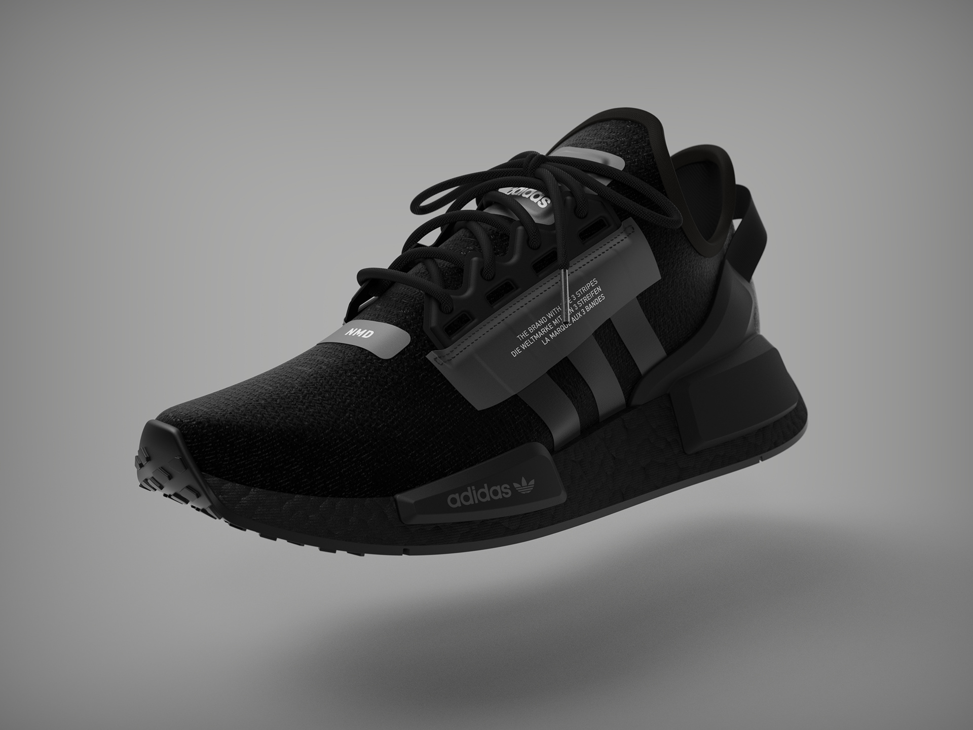 Adidas Shoe, modeled in SolidWorks