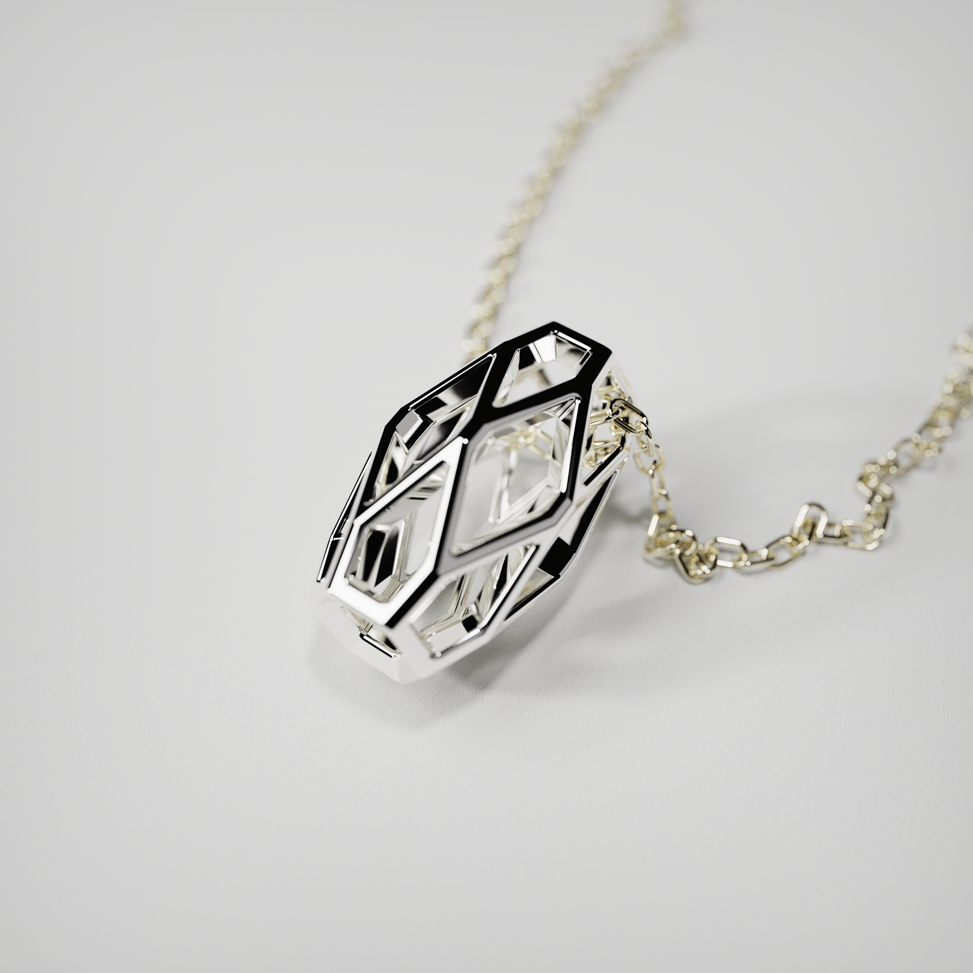 The Pistachio, a necklace pendant I designed