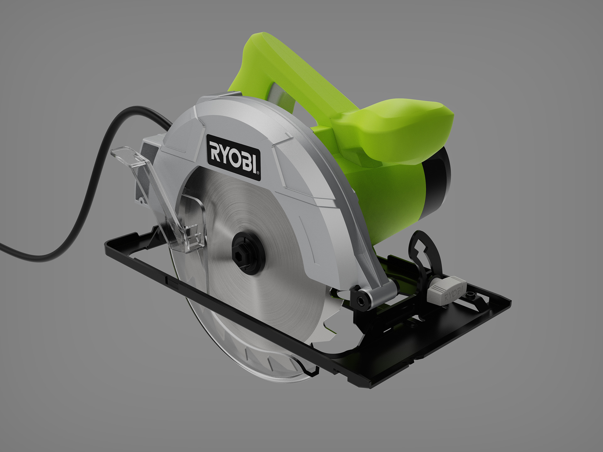 Ryobi Circular Saw, modeled in SolidWorks