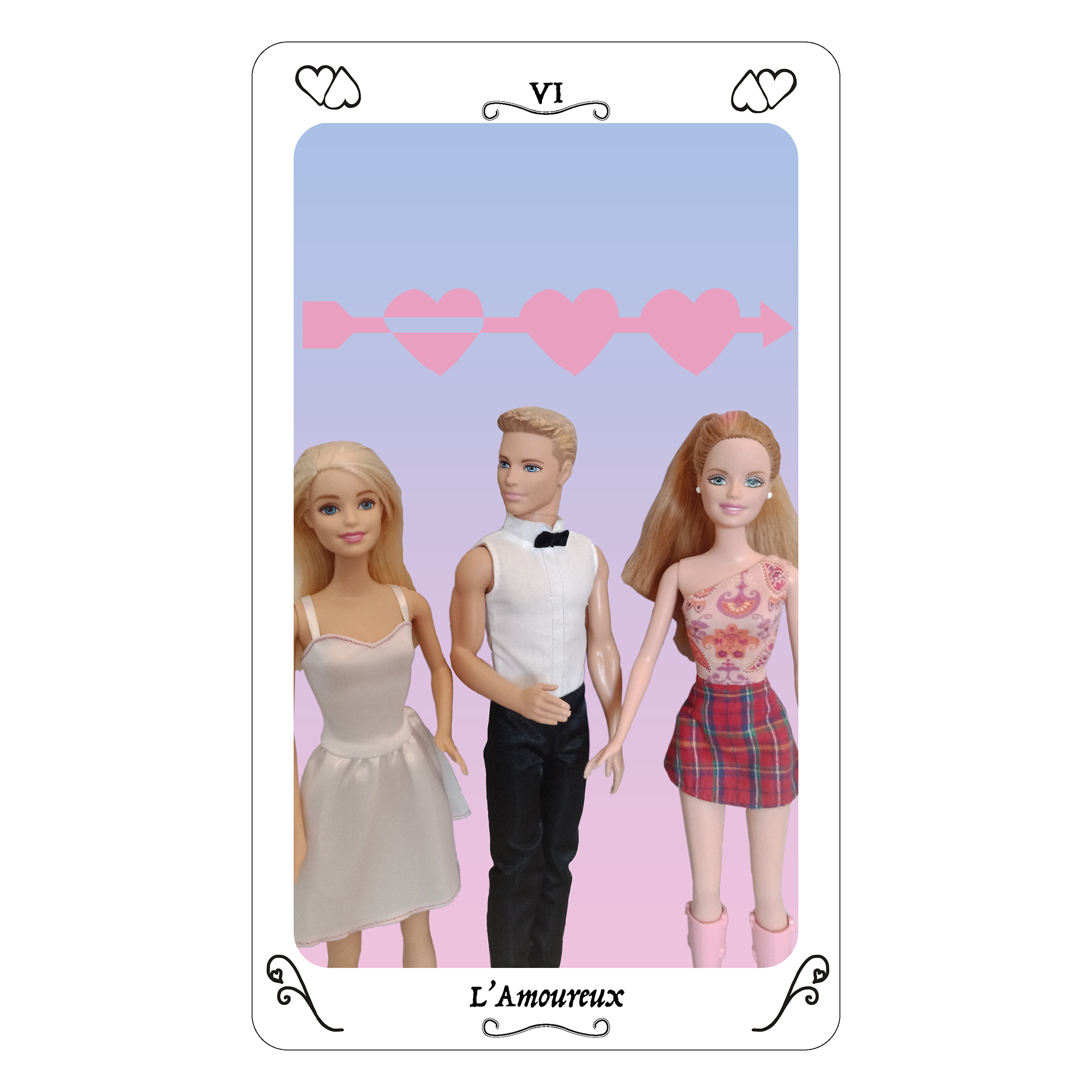 VI L’Amoureux. L’amoureux, au centre, hésite entre deux femmes. L’une est respectable, l’autre est un objet de désir intense. Vous doutez peut-être quant à votre futur partenaire, cela arrive. Réfléchissez à ce que vous avez besoin, une relation sérieuse ou la réponse à un besoin charnel?