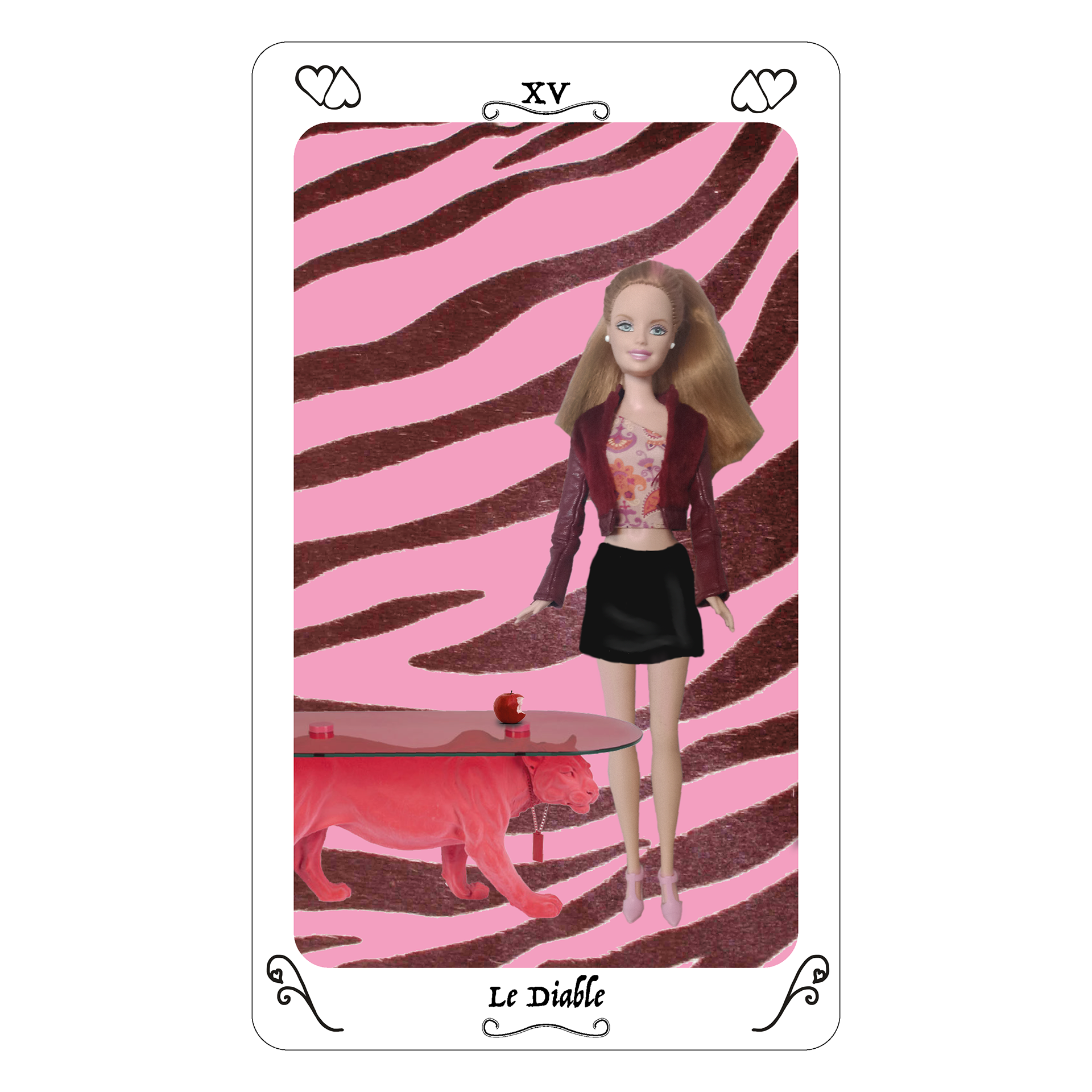 XV Le Diable. Le diable fait référence aux excès, au matérialisme et à la sexualité. C’est une carte de mise en garde, celui qui maîtrise ses passions réussit mieux. Attention également à la trahison et à l’adultère.