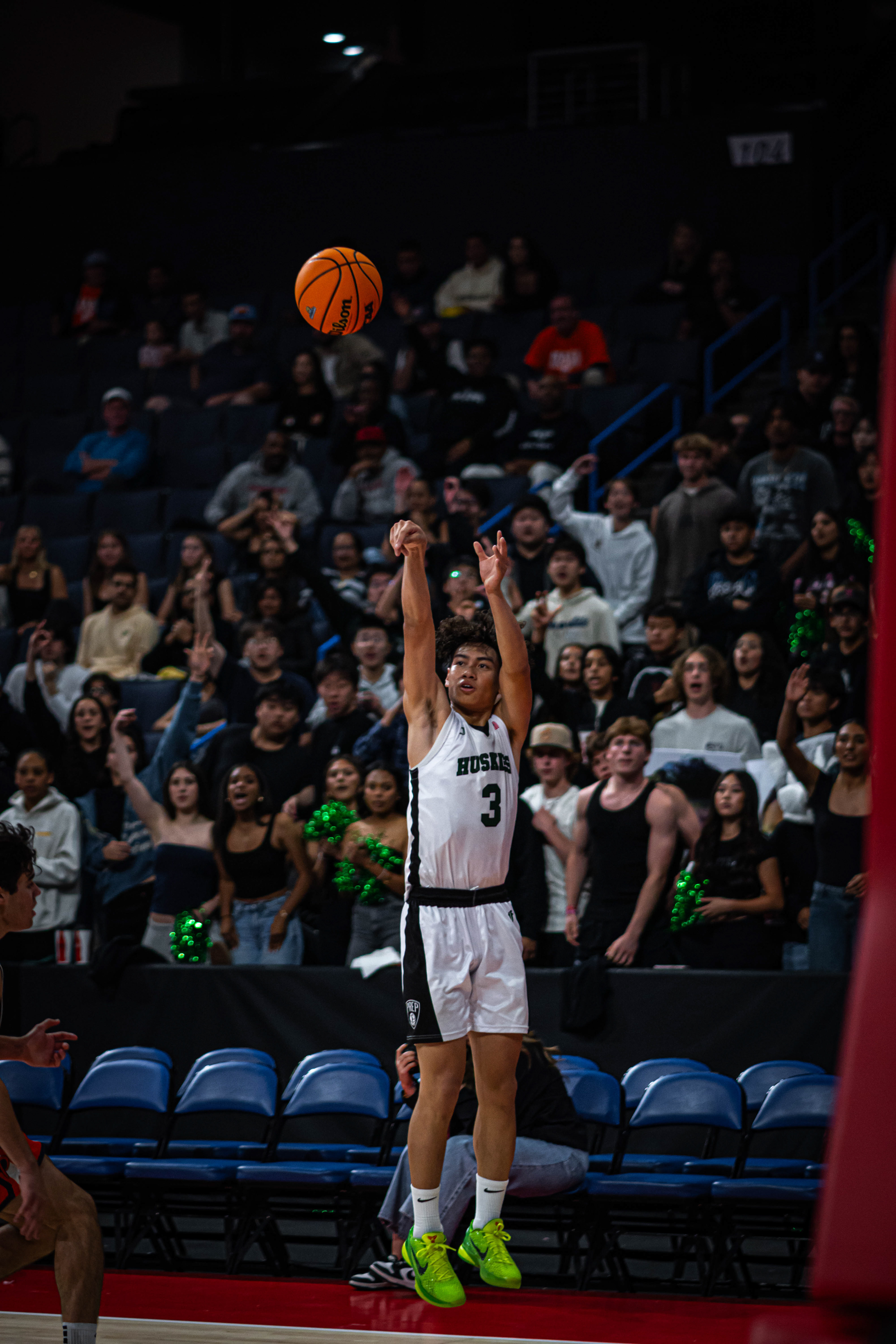 #3 With the three pointer 