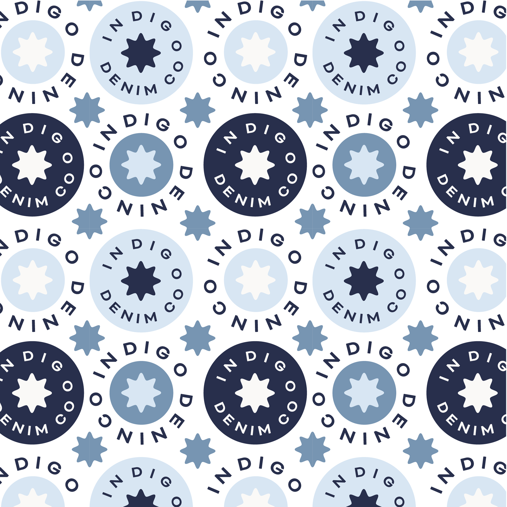 Sub mark Logo with Brand Pattern