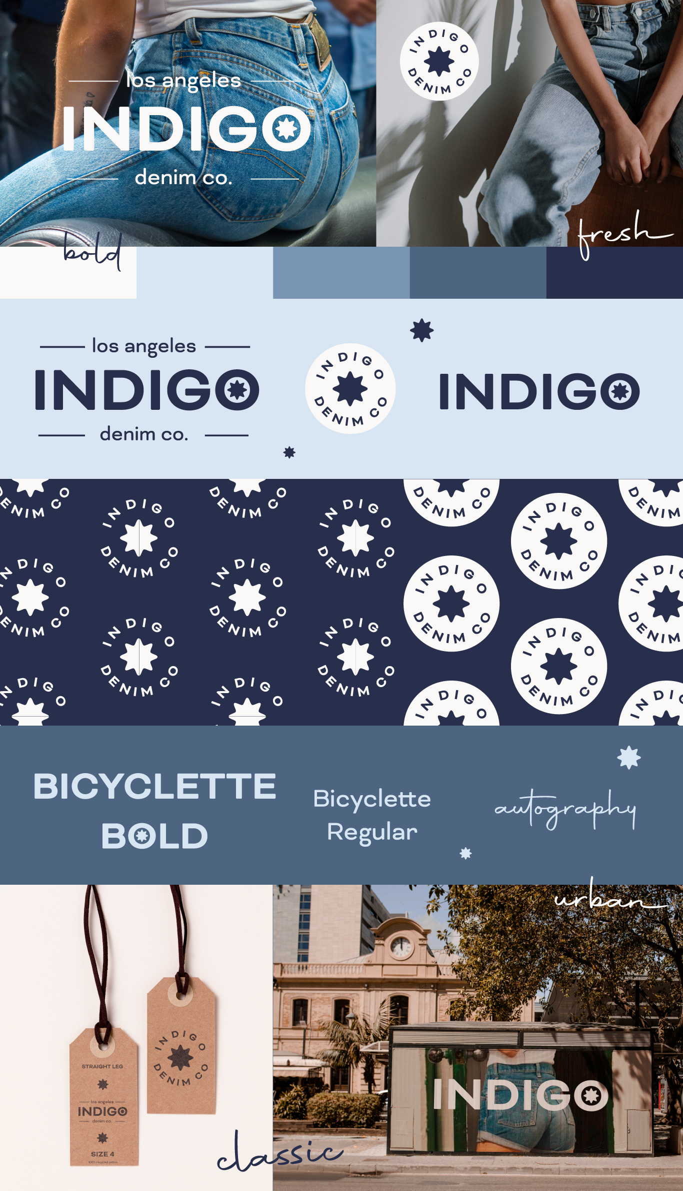 branding & logos for denim jean brand